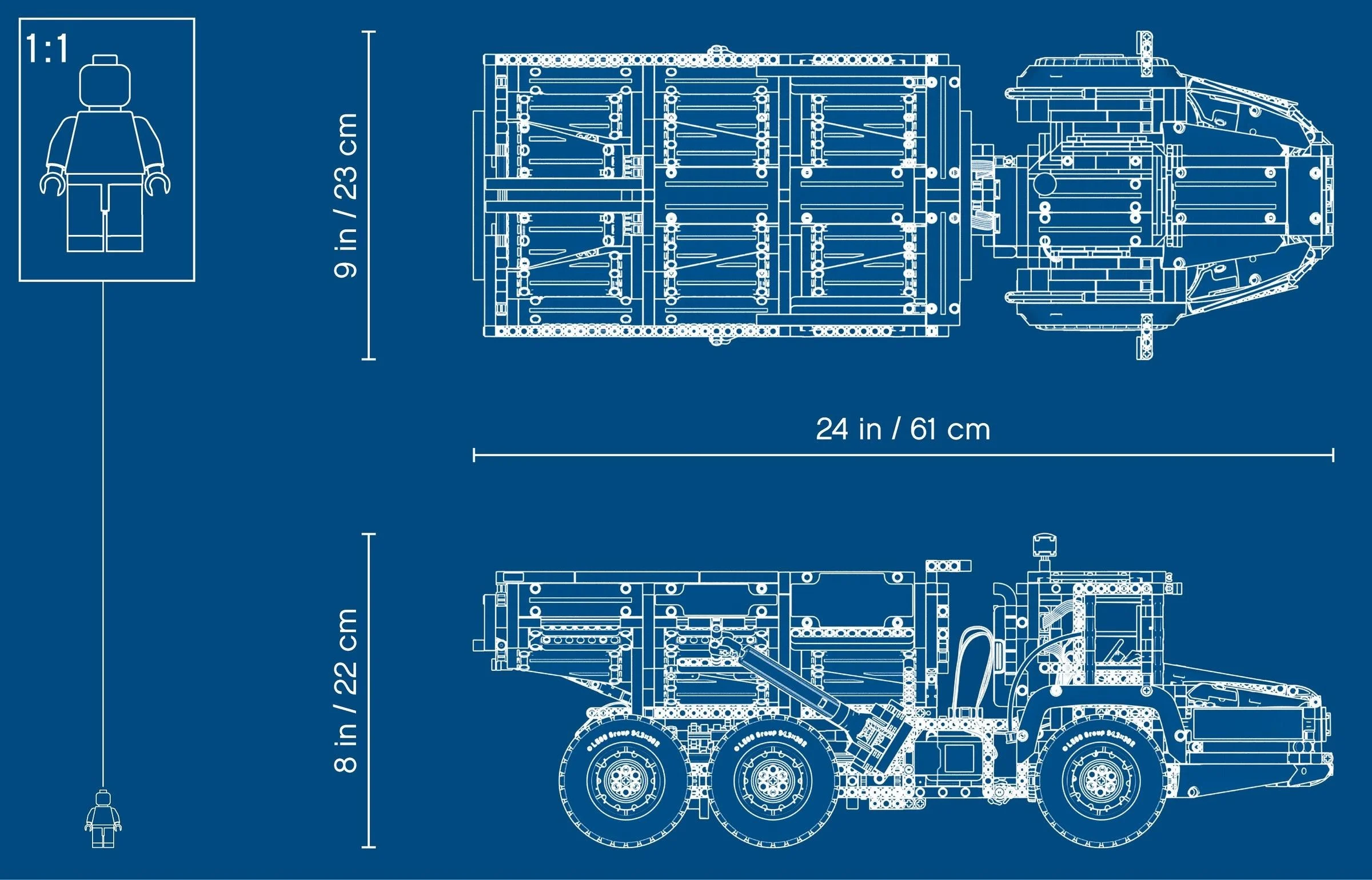 LEGO® 42114 Wozidło przegubowe Volvo 6x6 - zdjęcie 16