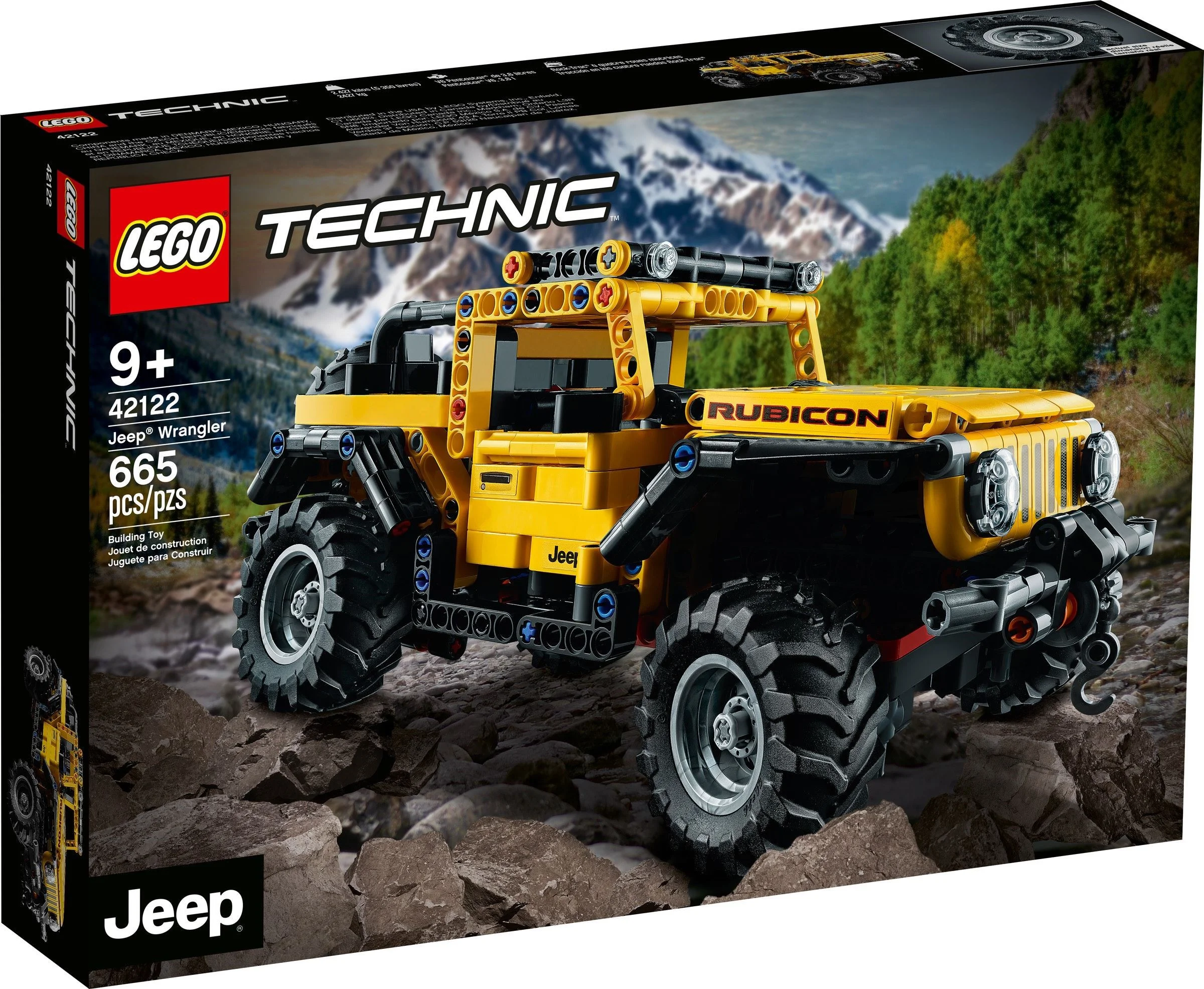 klocki Lego Technic Jeep Wrangler rubicon terenówka