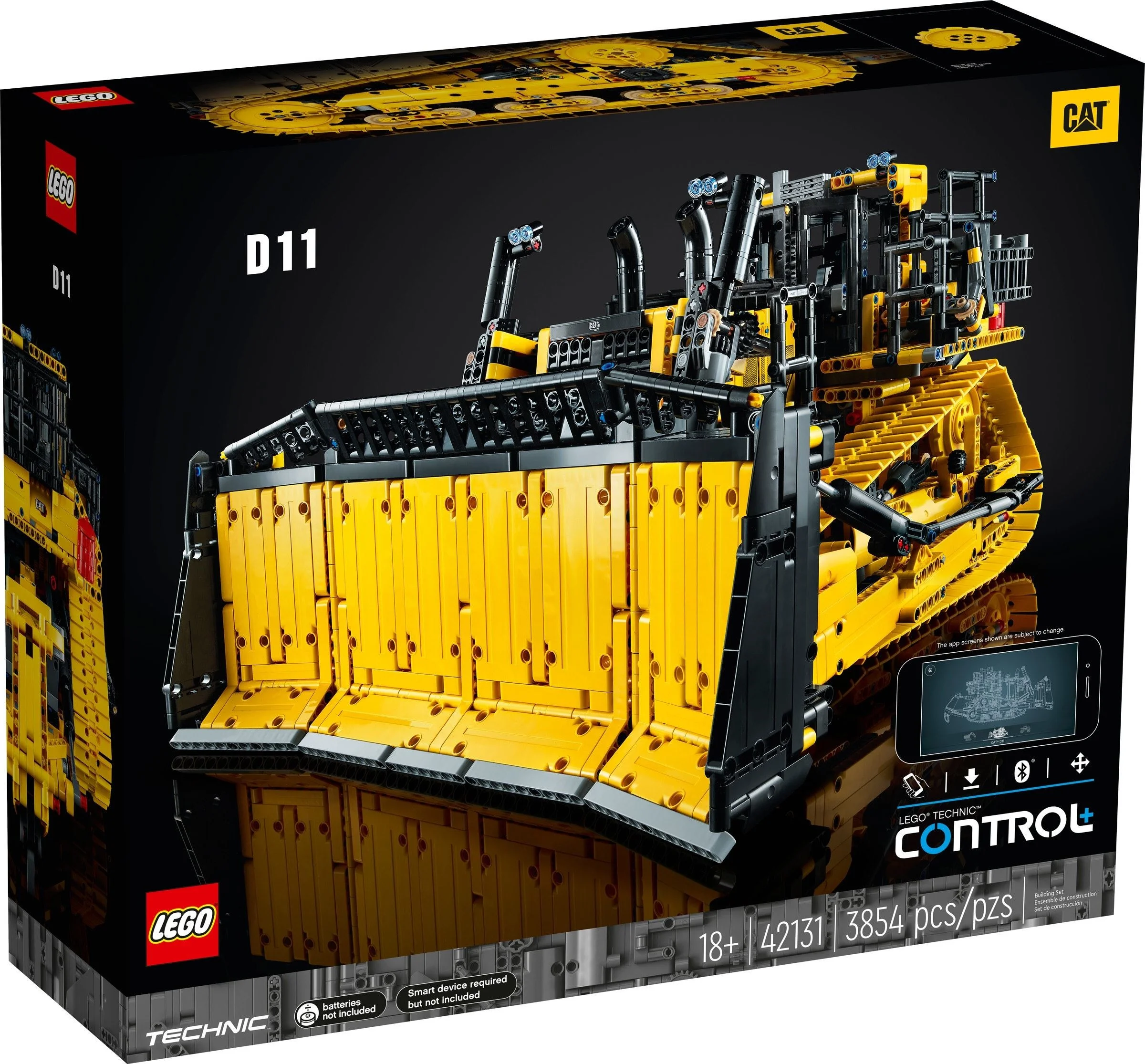 Sterowany przez aplikację buldożer Cat® D11