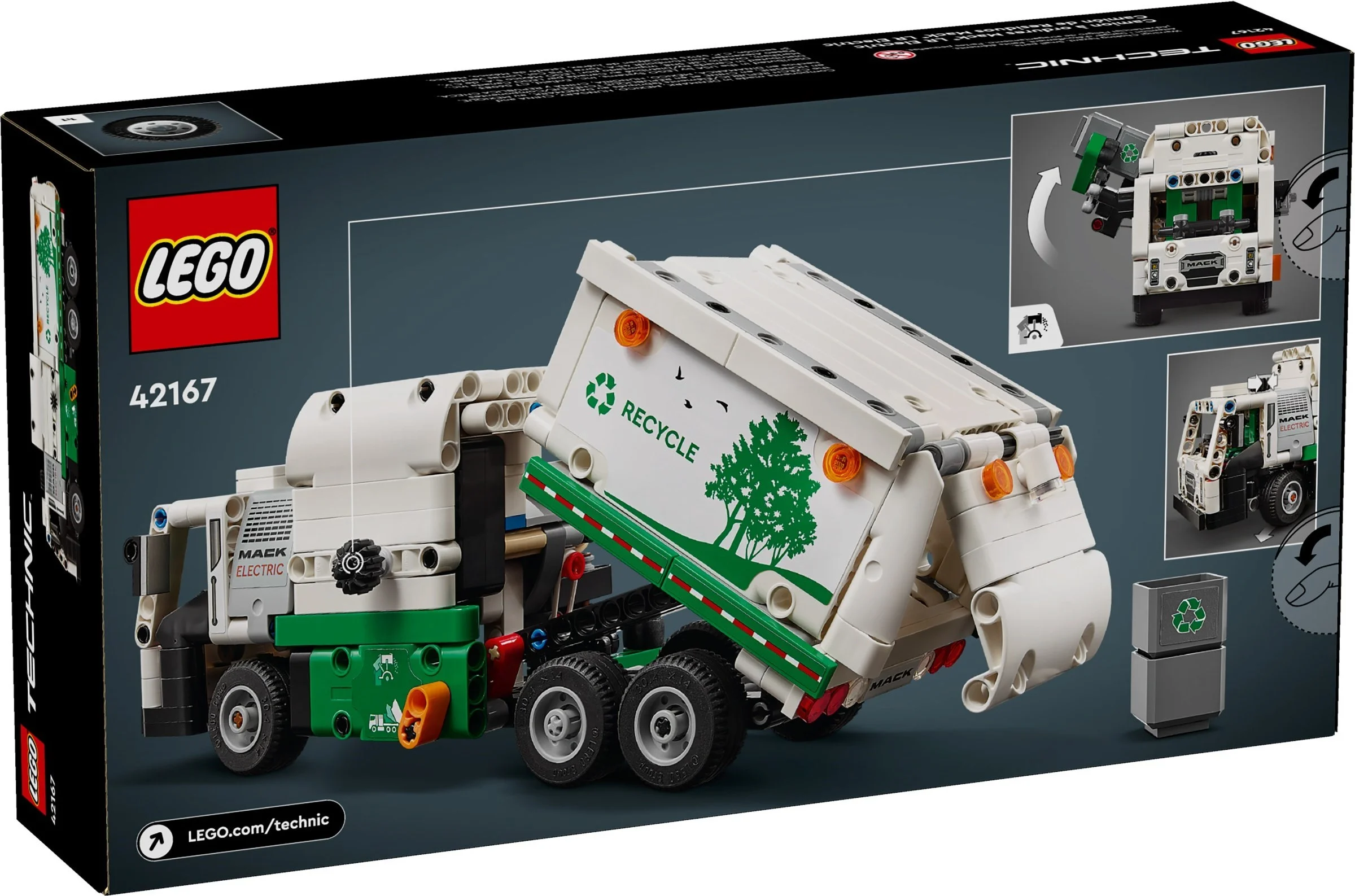 LEGO® 42167 Śmieciarka Mack LR Electric - zdjęcie 7
