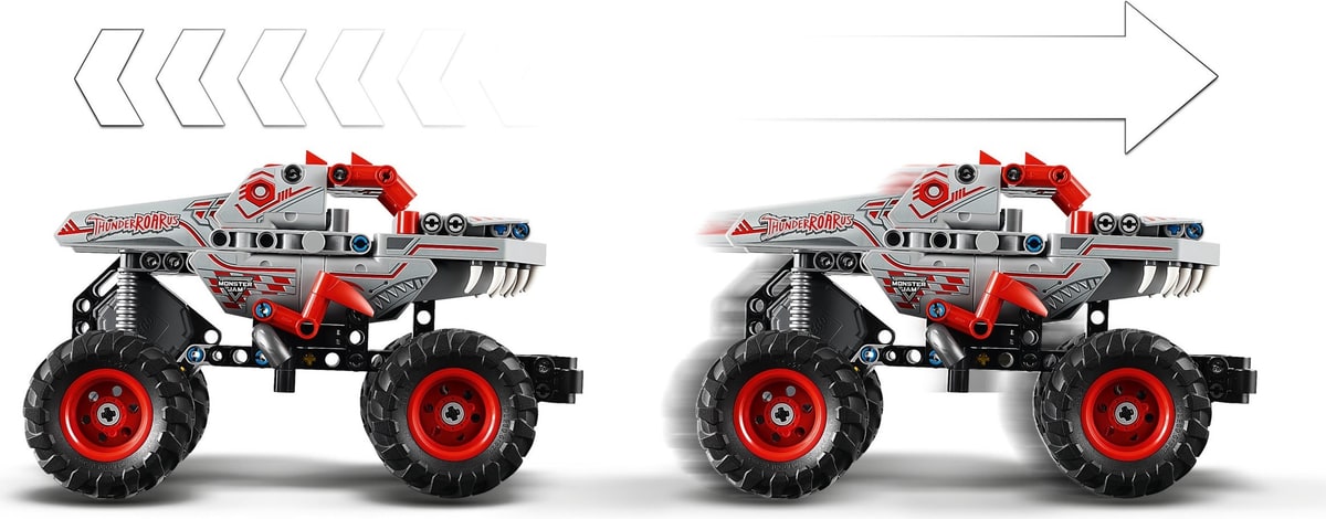 LEGO® 42200 Monster Jam ThunderROARus z napędem typu pull-back - zdjęcie 16