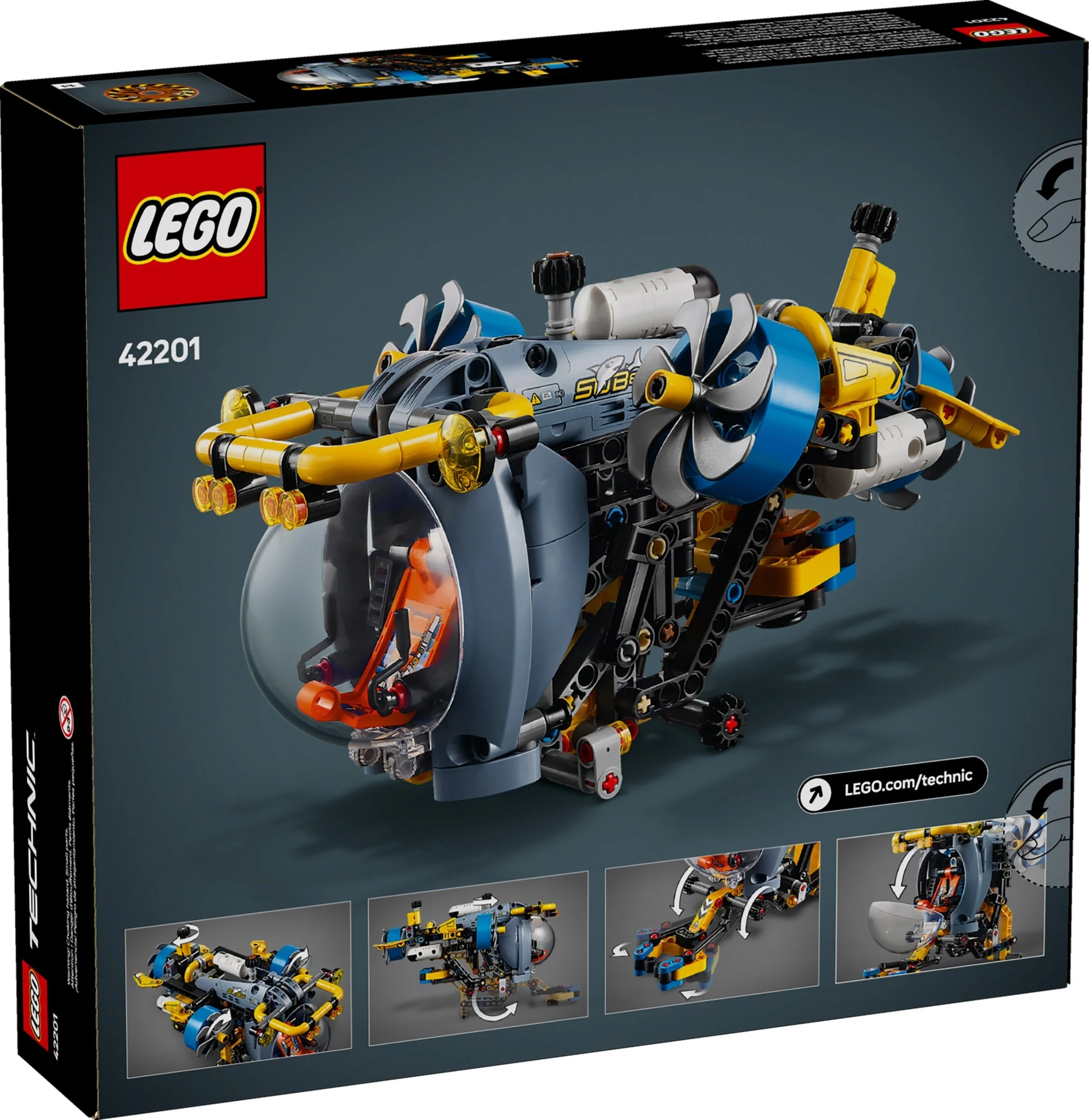 LEGO® 42201 Badawcza łódź podwodna - zdjęcie 2