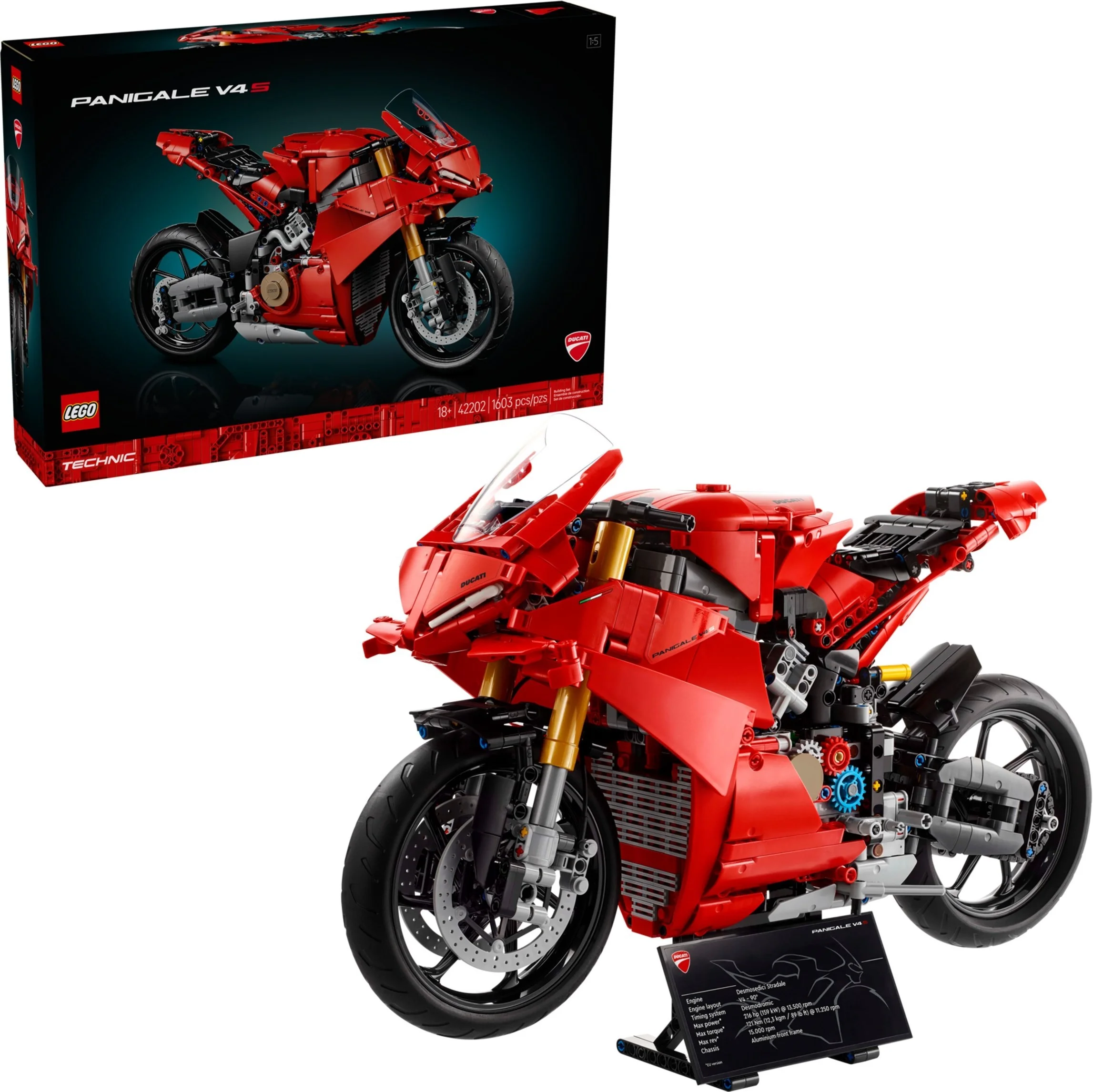 LEGO® 42202 Motocykl Ducati Panigale V4 S - zdjęcie 3