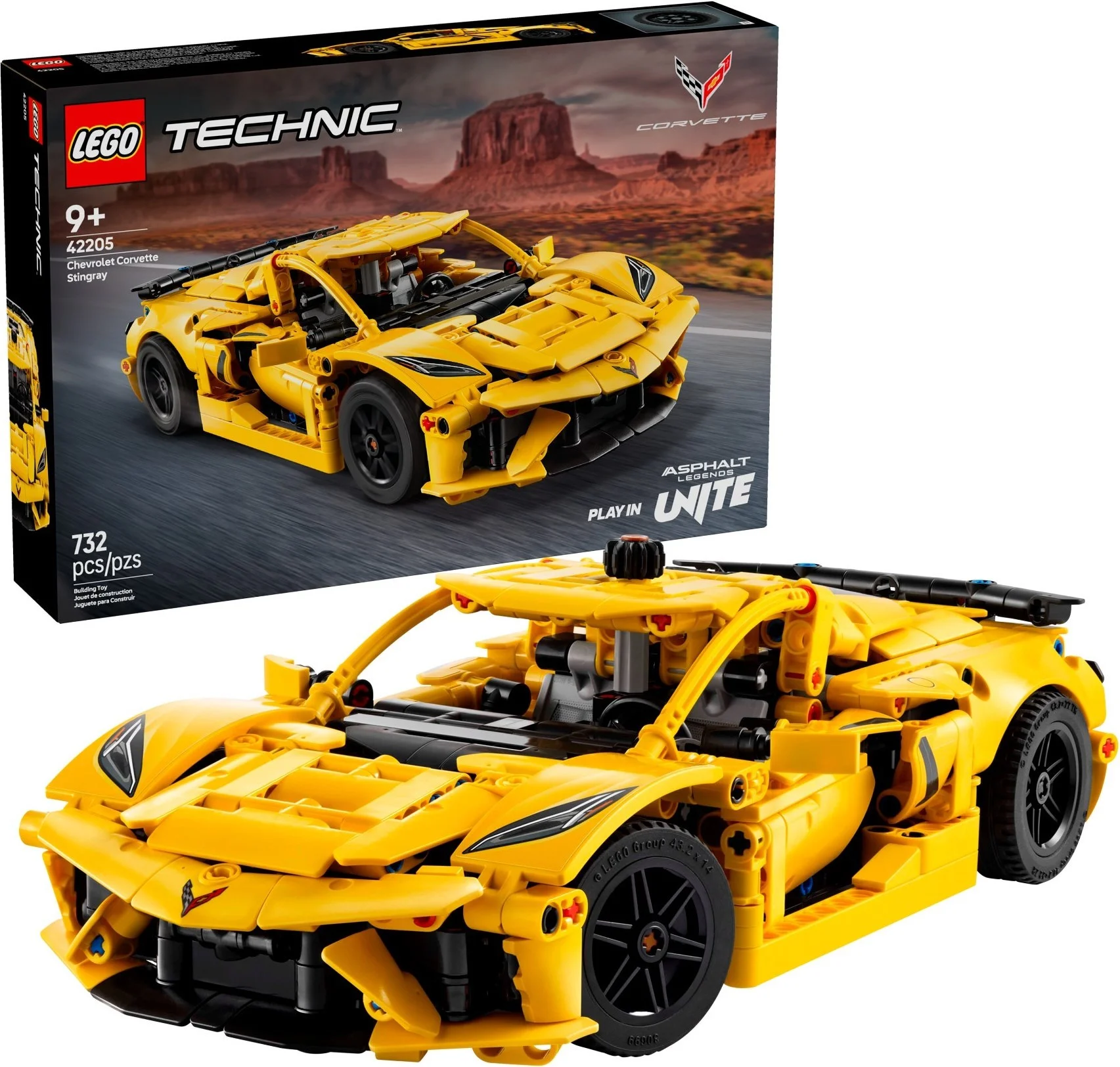 LEGO® 42205 Klocki Lego Technic Chevrolet Corvette Stingray - zdjęcie 3