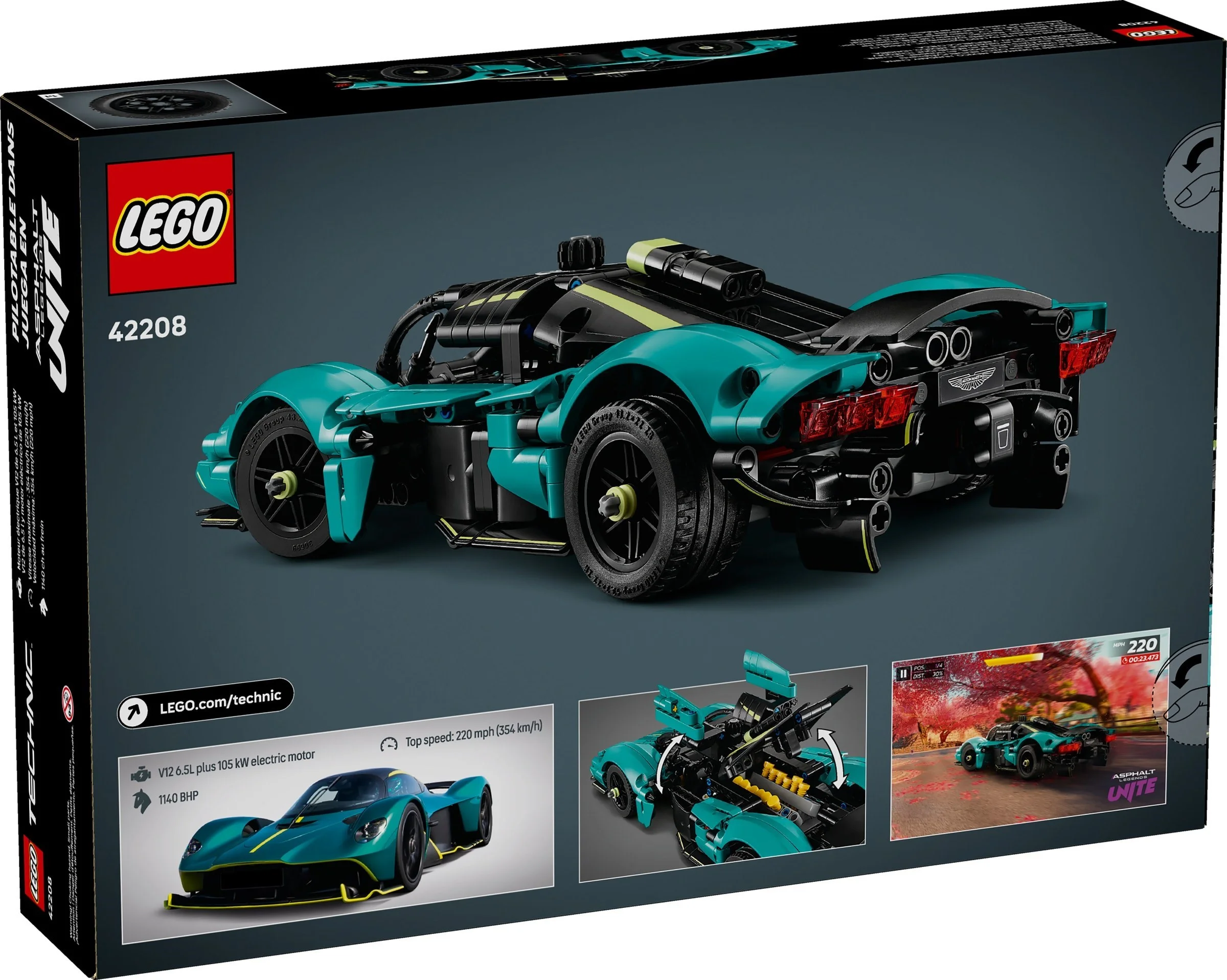 Technic Aston Martin Valkyrie 42208