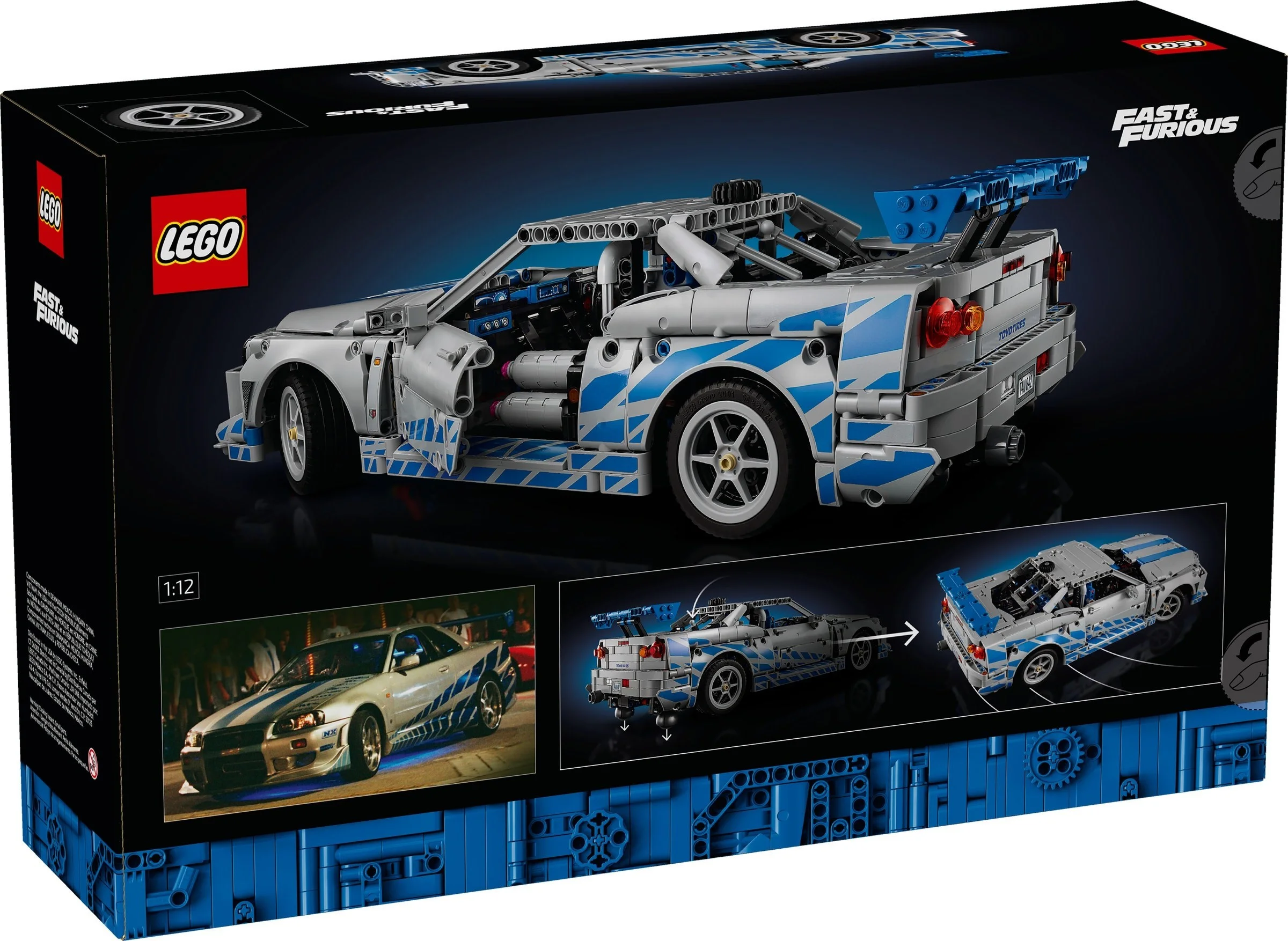 LEGO® 42210 Samochód Nissan Skyline GT-R (R34) z filmu Za szybcy, za wściekli - zdjęcie 2