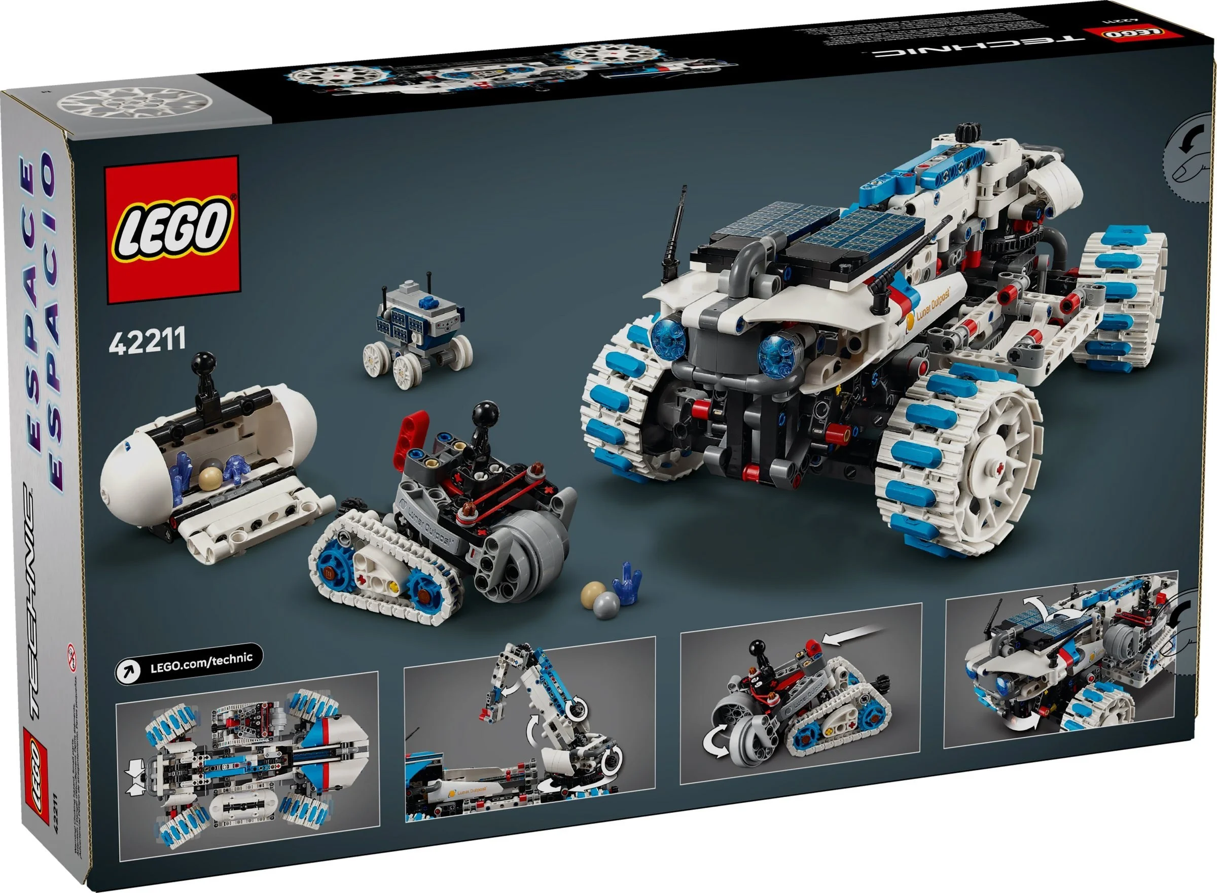 LEGO® 42211 Kosmiczny łazik księżycowy Lunar Outpost - zdjęcie 2