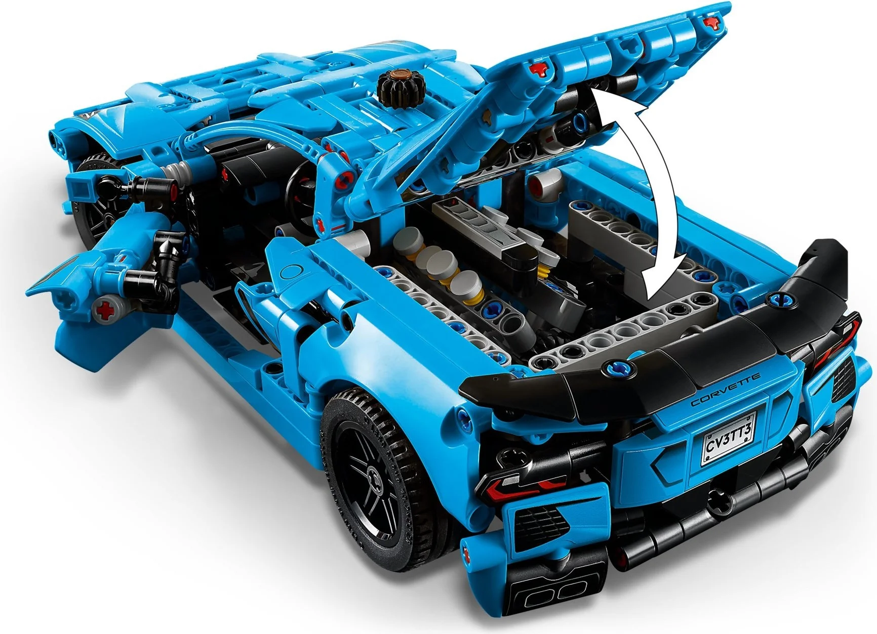 LEGO® 42217 Niebieski Chevrolet Corvette Stingray - zdjęcie 4