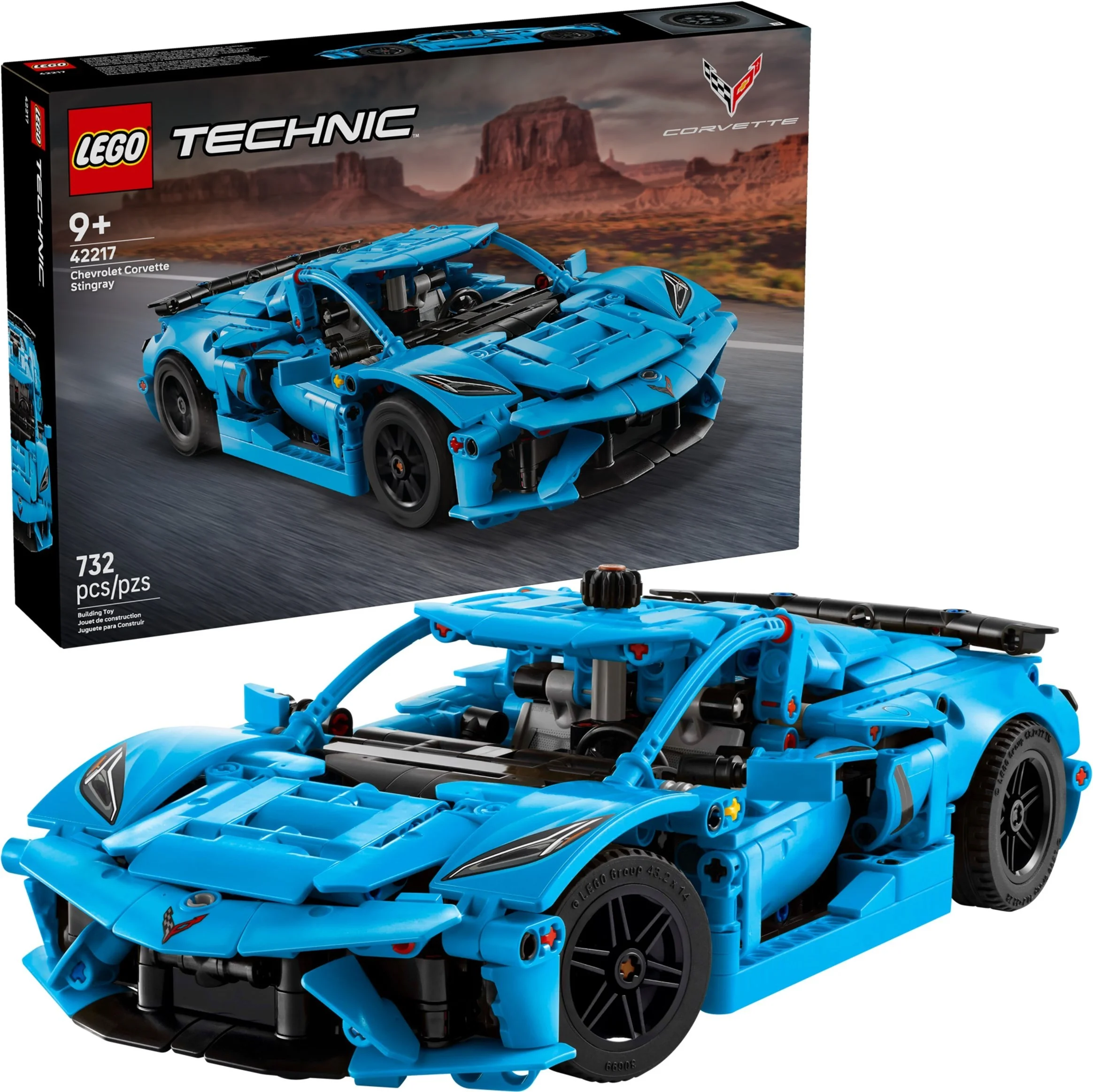 LEGO® 42217 Niebieski Chevrolet Corvette Stingray - zdjęcie 5
