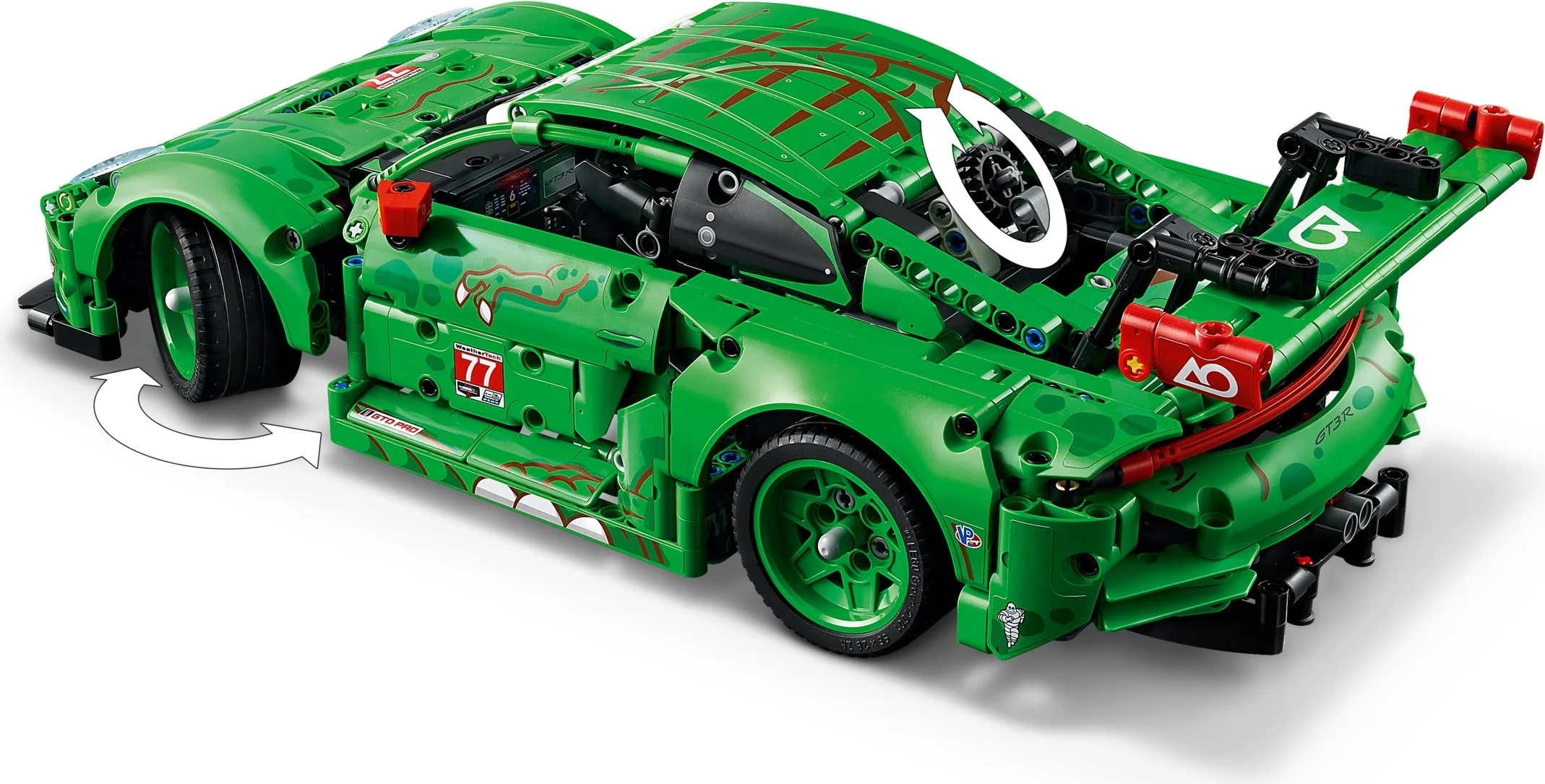 LEGO® 42224 Samochód Porsche 911 GT3 R Rexy Ao Racing - zdjęcie 4