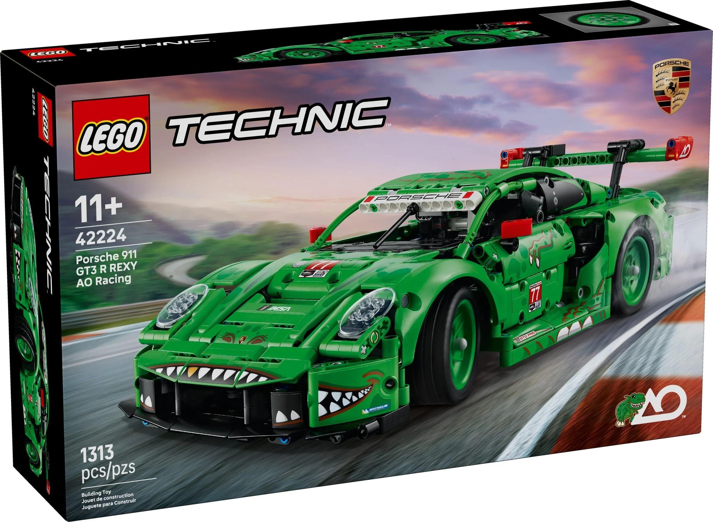 LEGO® 42224 Samochód Porsche 911 GT3 R Rexy Ao Racing