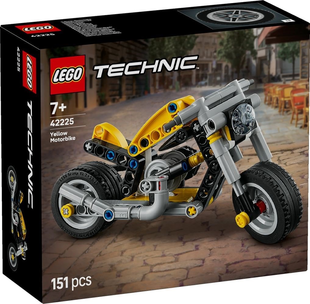 LEGO® 42225 Żółty motocykl - zdjęcie 5