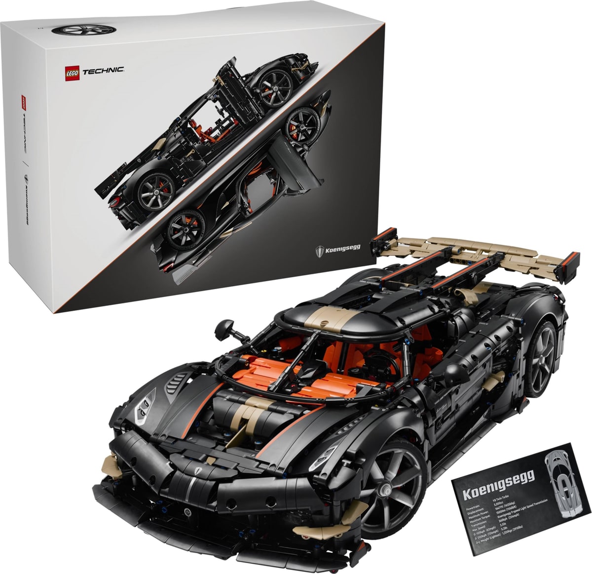 LEGO® 42232 Koenigsegg Sadair's Spear Megacar, Zestaw - zdjęcie 6