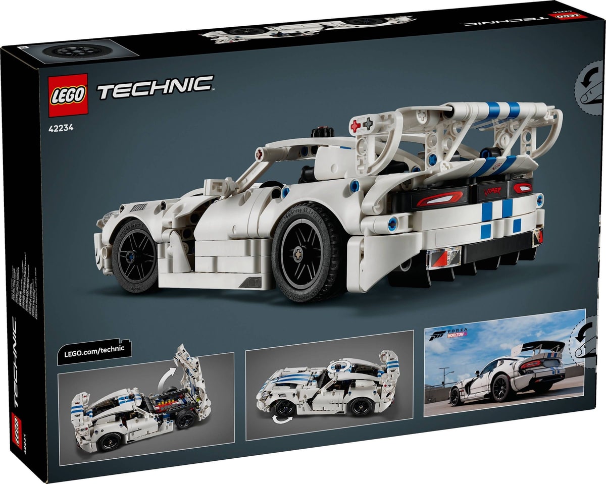 LEGO® 42234 Samochód sportowy Dodge Viper GTS-R - zdjęcie 2