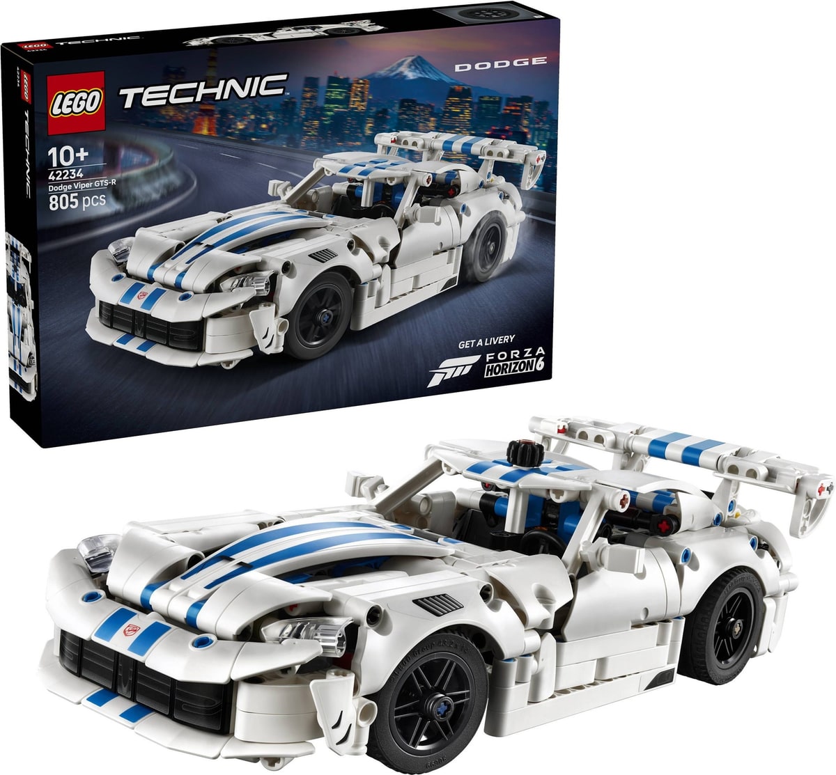 LEGO® 42234 Samochód sportowy Dodge Viper GTS-R - zdjęcie 4