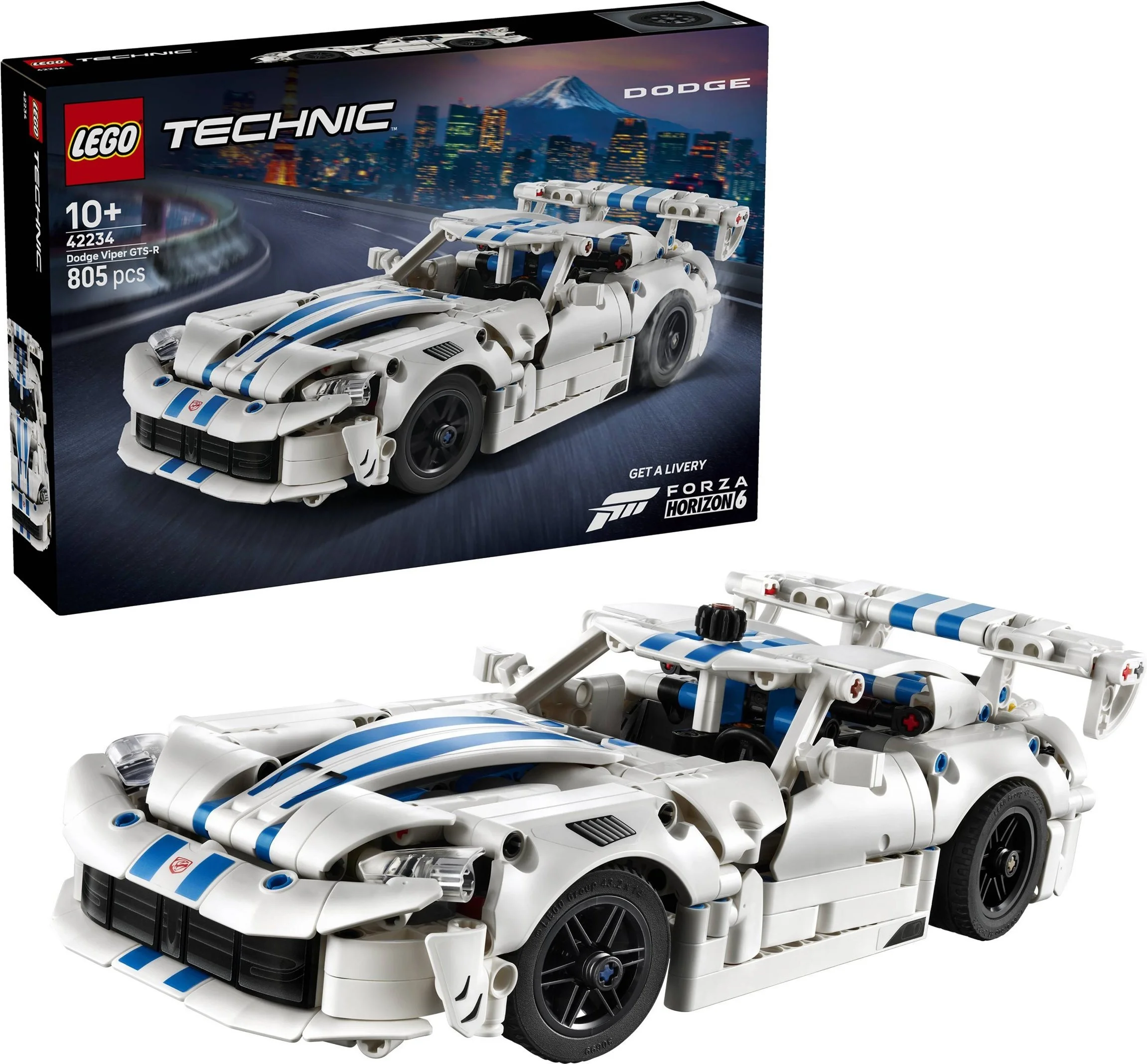 LEGO® 42234 Samochód sportowy Dodge Viper GTS-R - zdjęcie 3