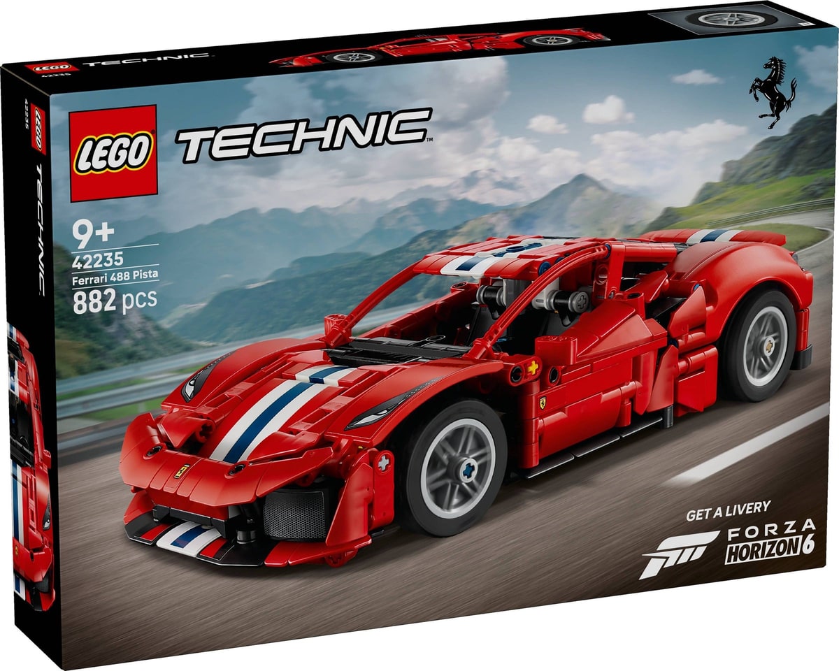 LEGO® 42235 Samochód Ferrari 488 PISTA - zdjęcie 2