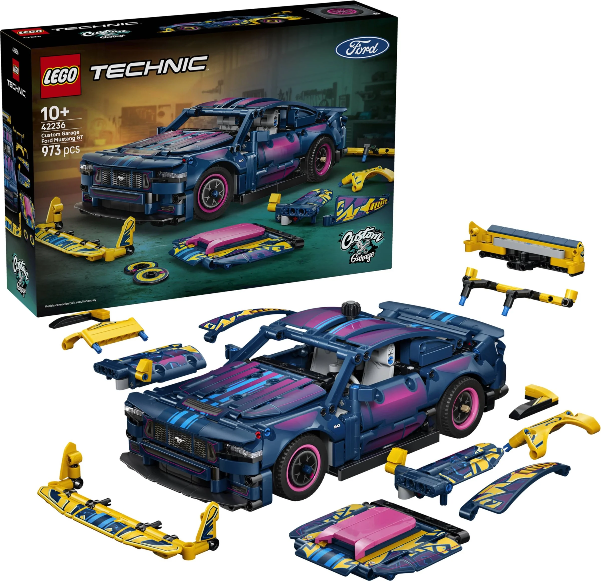 LEGO® 42236 Warsztat tuningowy: samochód Ford Mustang GT - zdjęcie 3