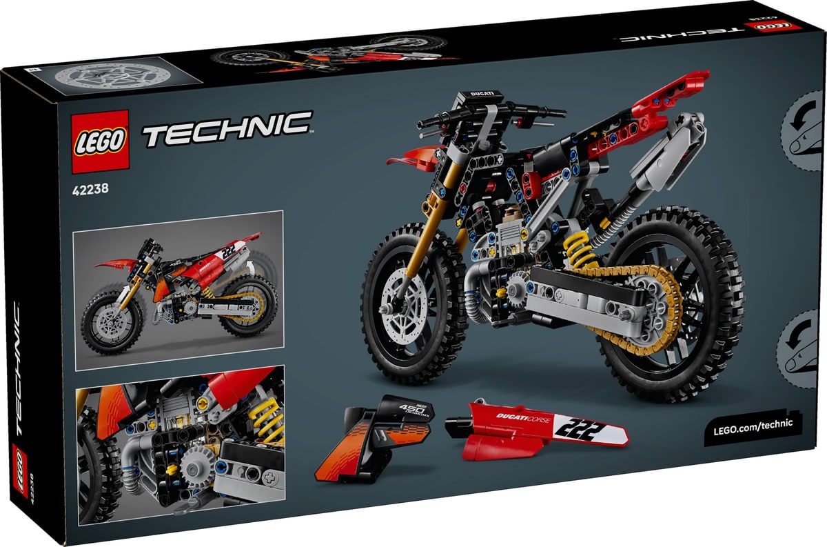 LEGO® 42238 Motocykl Ducati Desmo450 MX Factory - zdjęcie 2