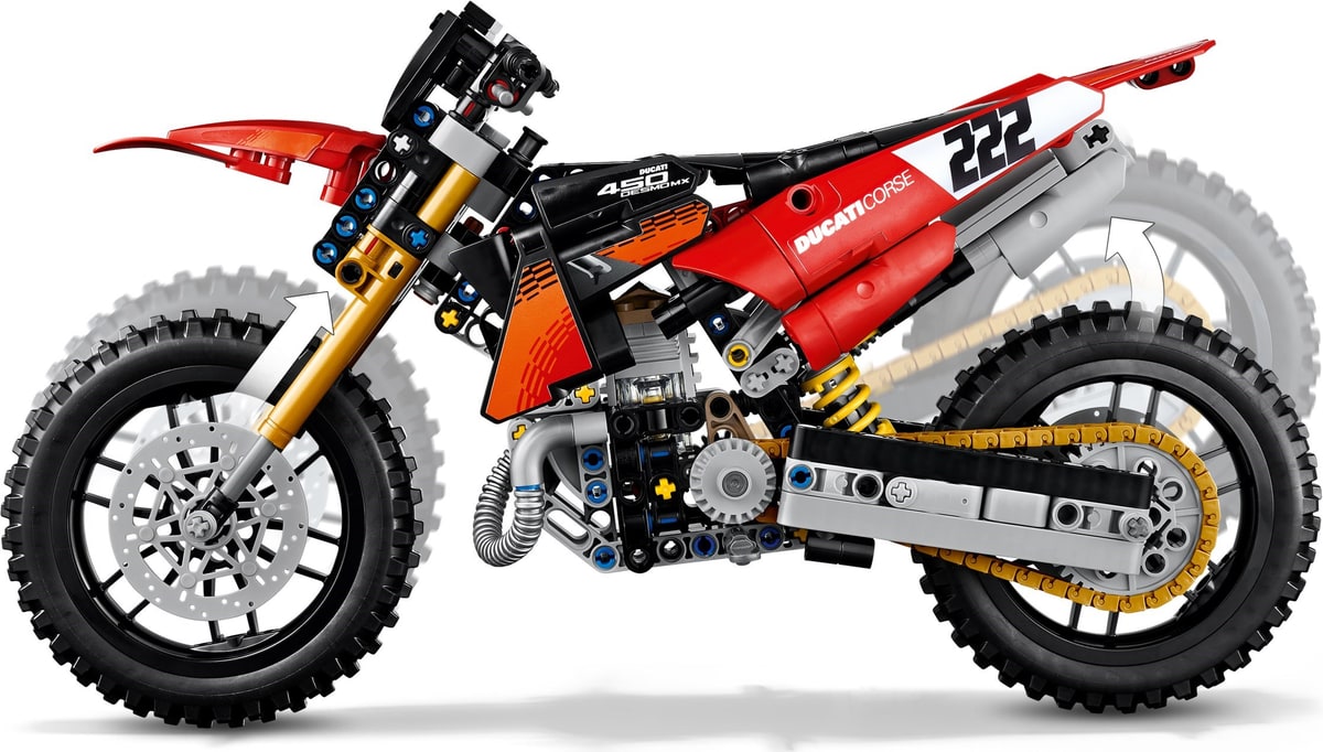 LEGO® 42238 Motocykl Ducati Desmo450 MX Factory - zdjęcie 11