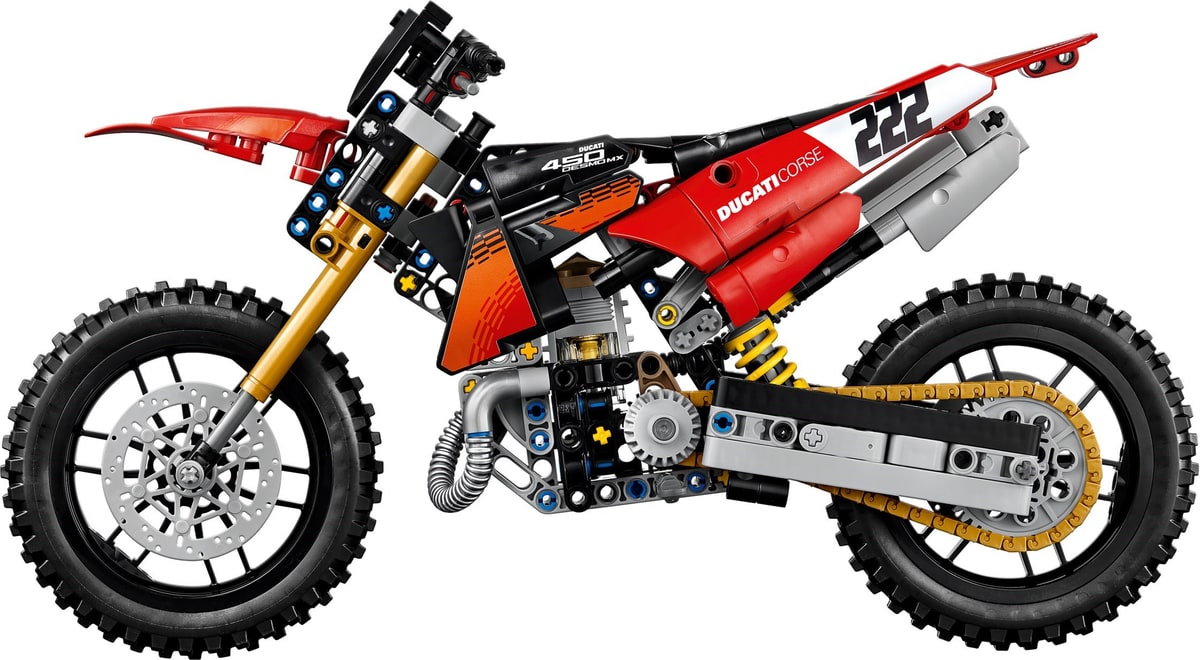 LEGO® 42238 Motocykl Ducati Desmo450 MX Factory - zdjęcie 7