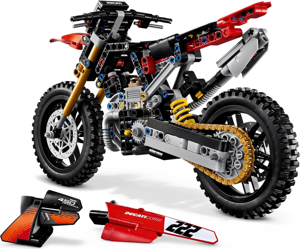 LEGO® 42238 Motocykl Ducati Desmo450 MX Factory - zdjęcie 8