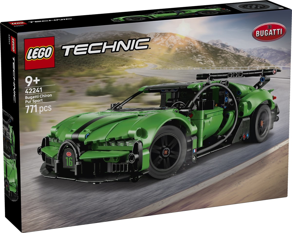 LEGO® 42241 Zielony hipersamochód Bugatti Chiron Pur Sport - zdjęcie 2