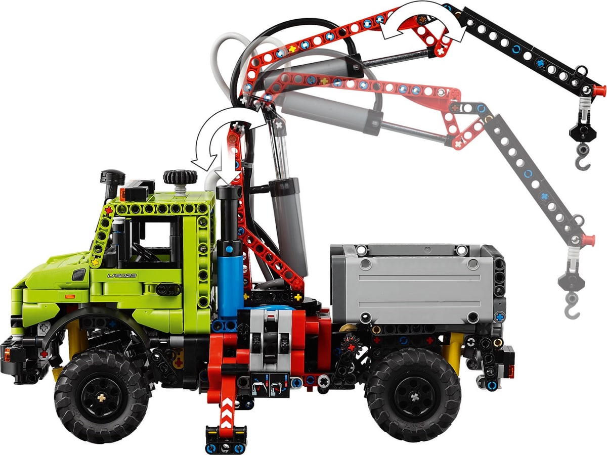 LEGO® 42242 Mercedes-Benz Unimog U 5023 z dźwigiem - zdjęcie 24