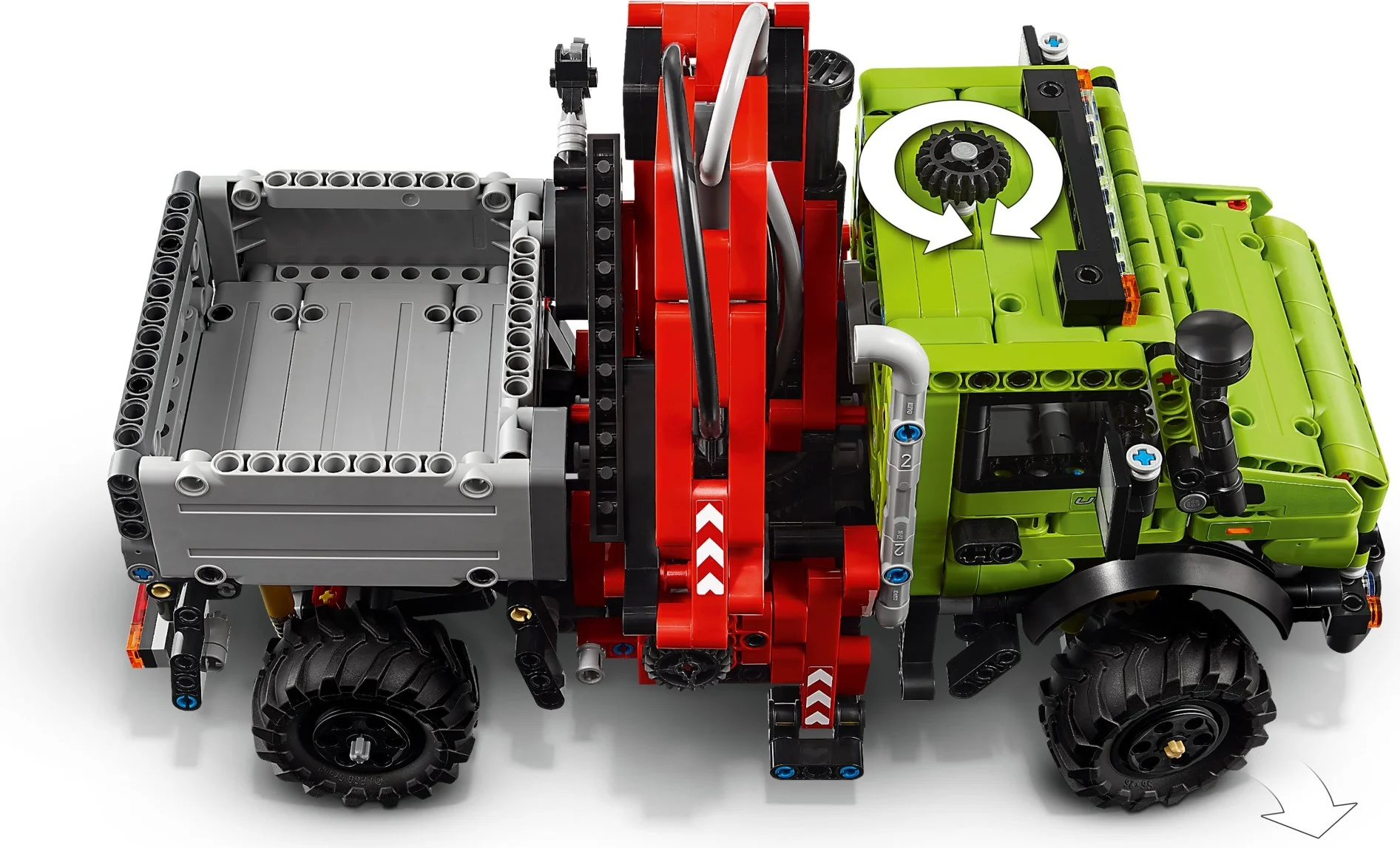 LEGO® 42242 Mercedes-Benz Unimog U 5023 z dźwigiem - zdjęcie 21