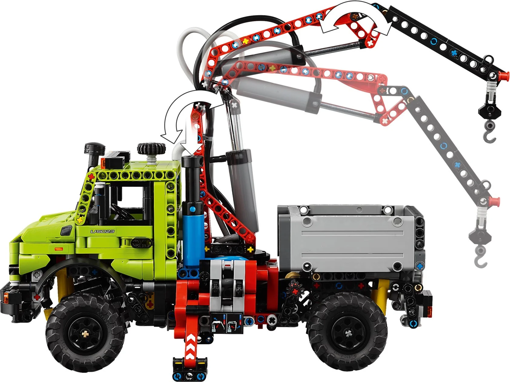 LEGO® 42242 Mercedes-Benz Unimog U 5023 z dźwigiem - zdjęcie 23