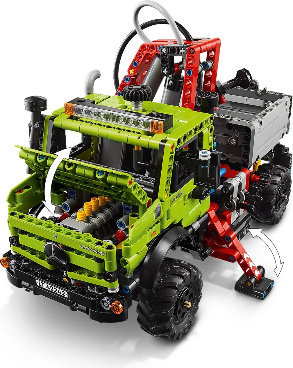 LEGO® 42242 Mercedes-Benz Unimog U 5023 z dźwigiem - zdjęcie 27