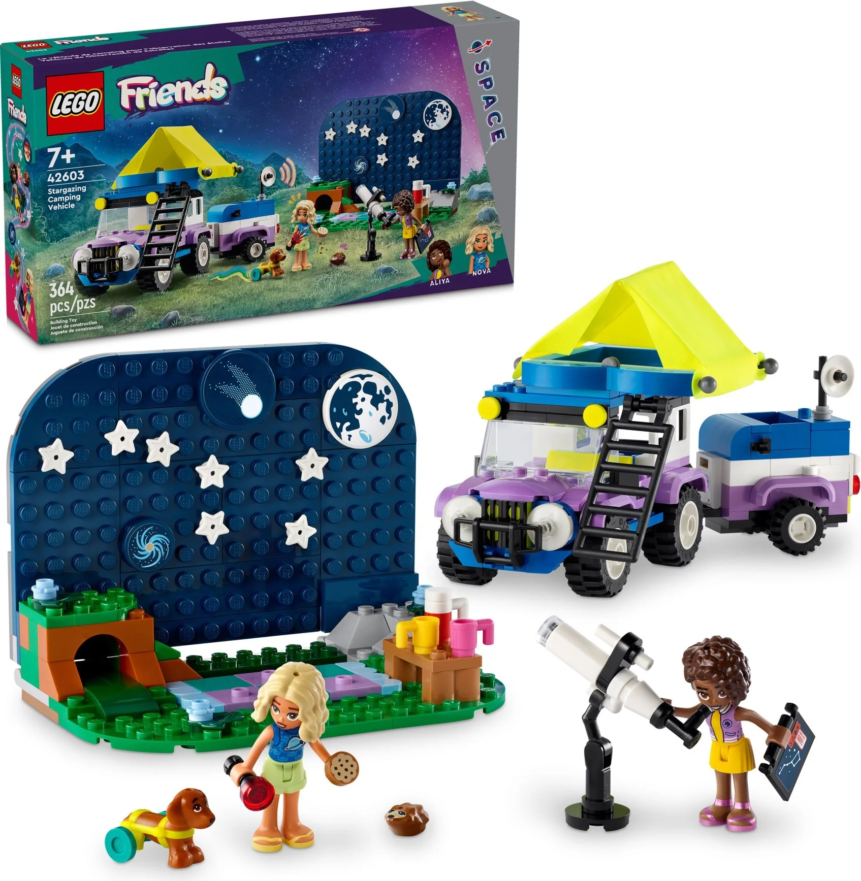 LEGO® 42603 Kamper z mobilnym obserwatorium gwiazd Outlet!!! 8/10 - zdjęcie 2