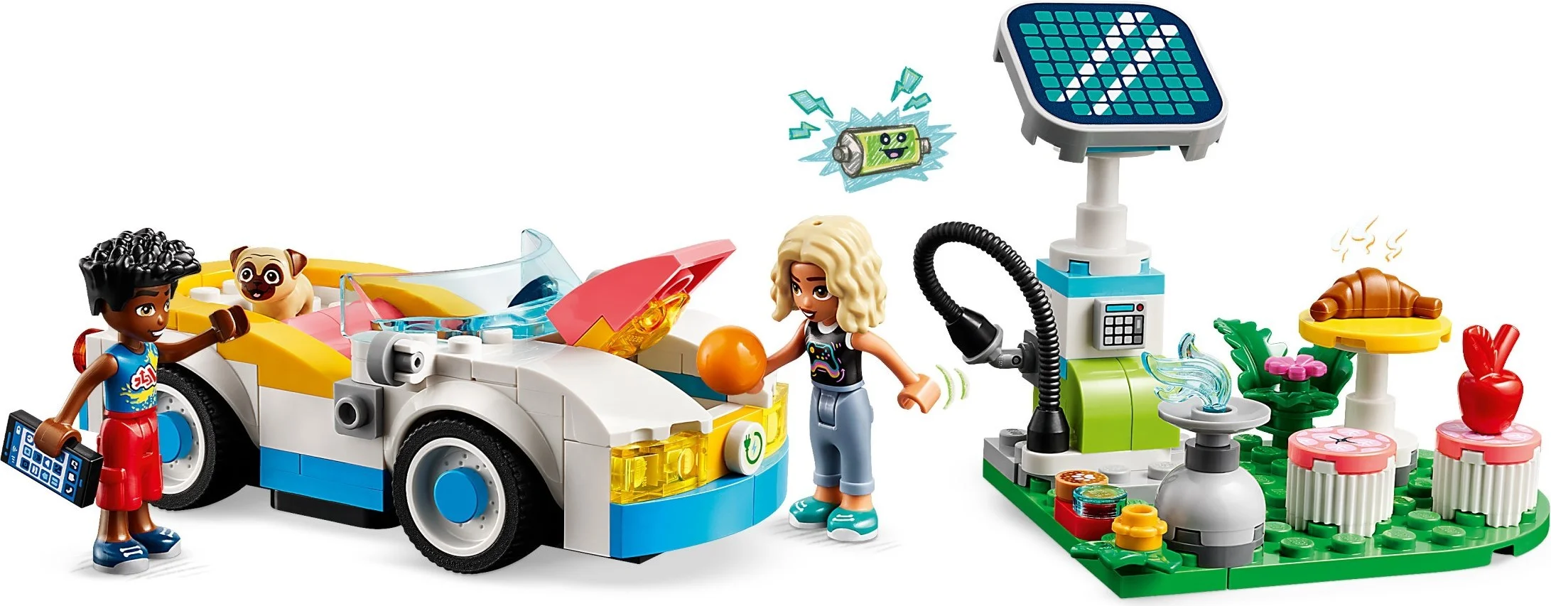 LEGO® 42609 Friends Samochód elektryczny i stacja ładująca 42609 - zdjęcie 8
