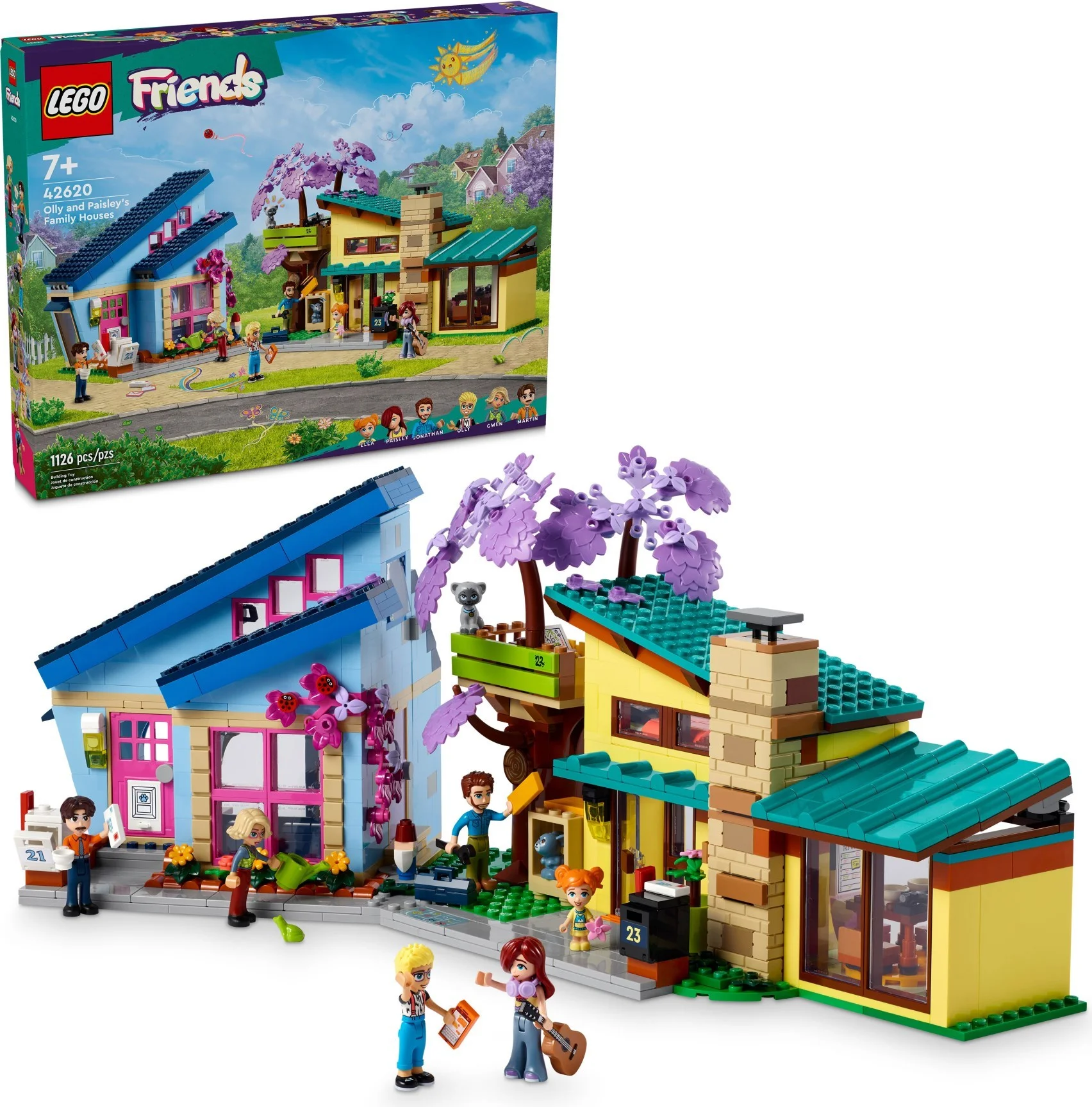 LEGO® 42620 Dom rodzinny Olly’ego i Paisley - zdjęcie 2
