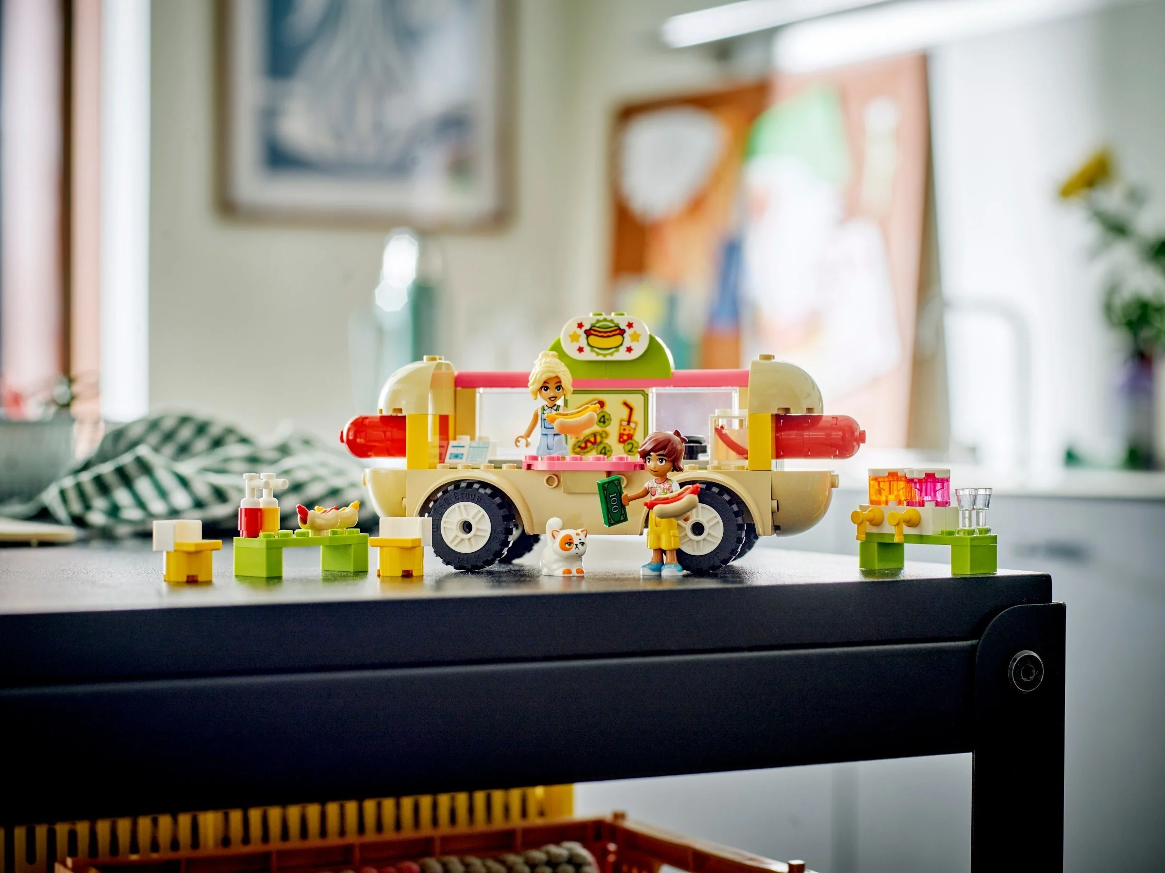 LEGO® 42633 Klocki Dla Dziewczynki Lego Friends Food Truck Z Hot Dogami - zdjęcie 5