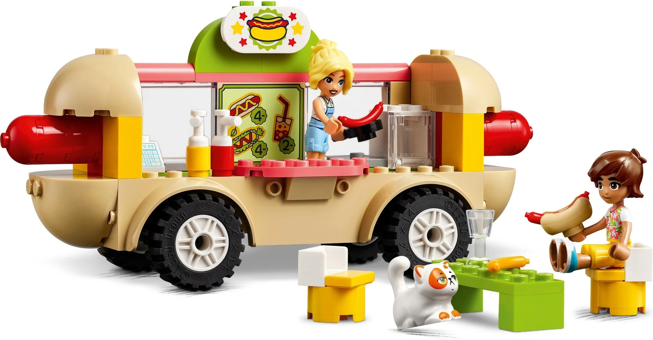 LEGO® 42633 Klocki Dla Dziewczynki Lego Friends Food Truck Z Hot Dogami - zdjęcie 7