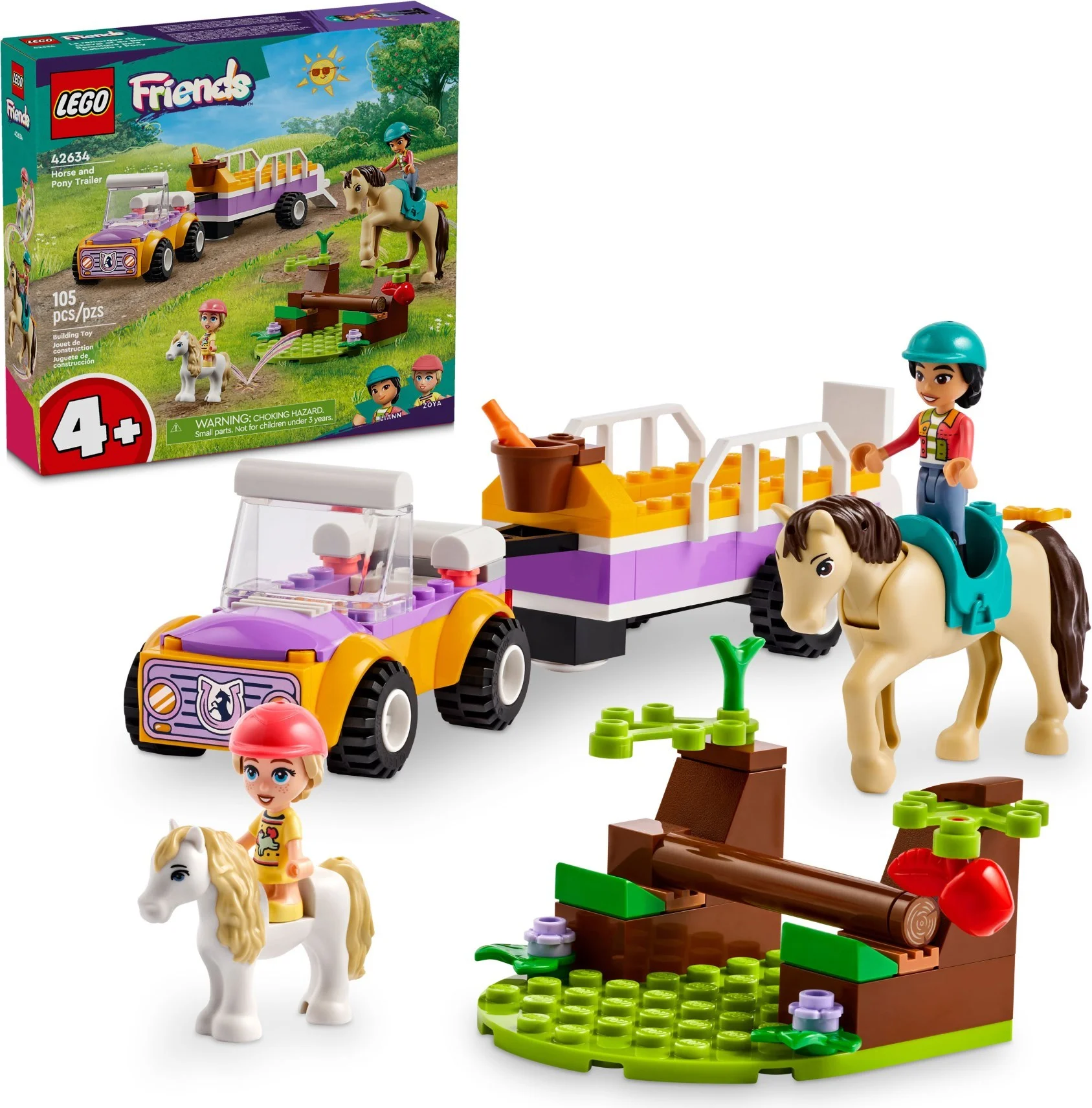 LEGO® 42634 Przyczepka dla Koni Kucyk Auto Zestaw 4+ - zdjęcie 2