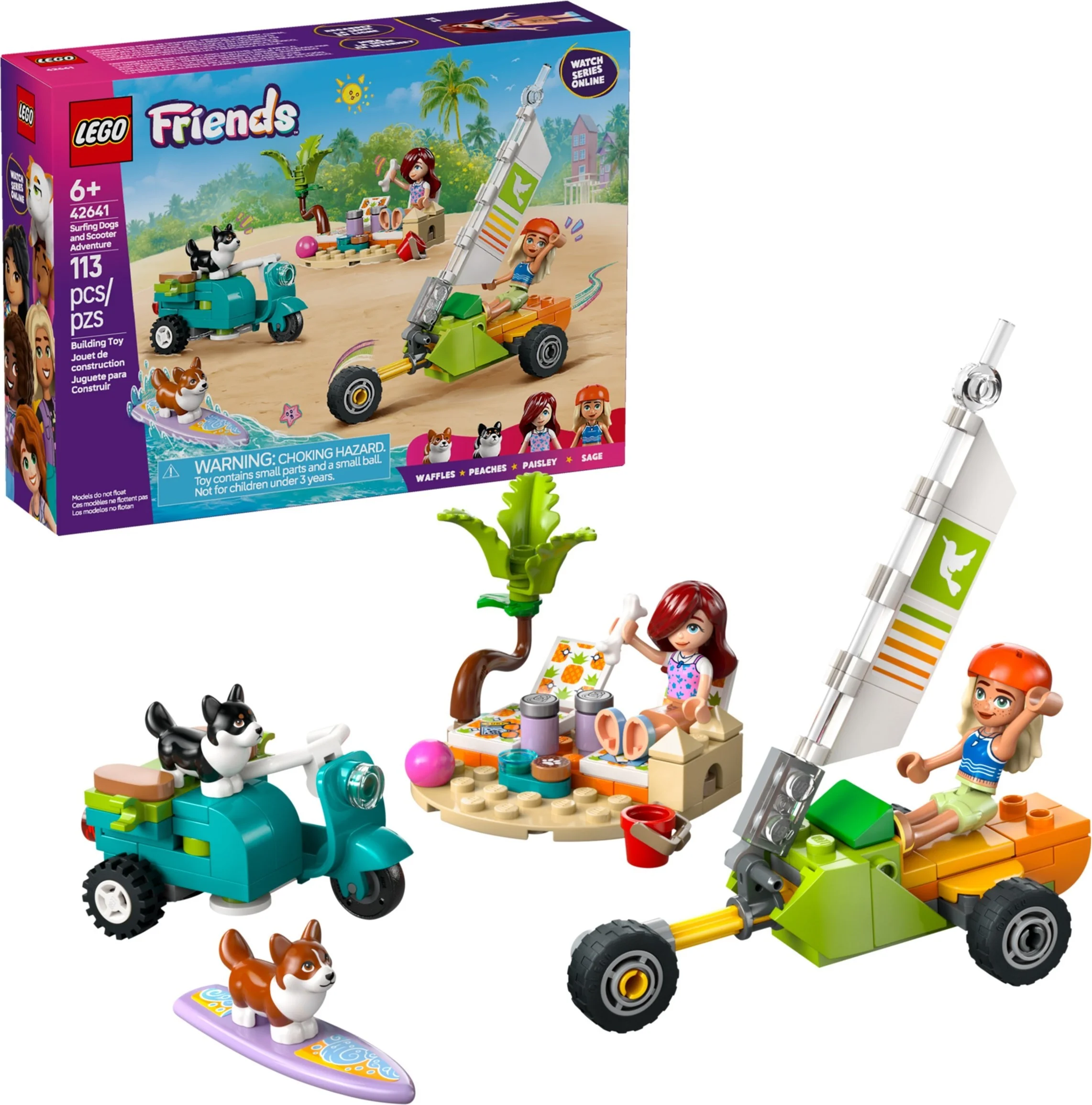 LEGO® 42641 Przygoda z surfującymi psami i skuterem - zdjęcie 3