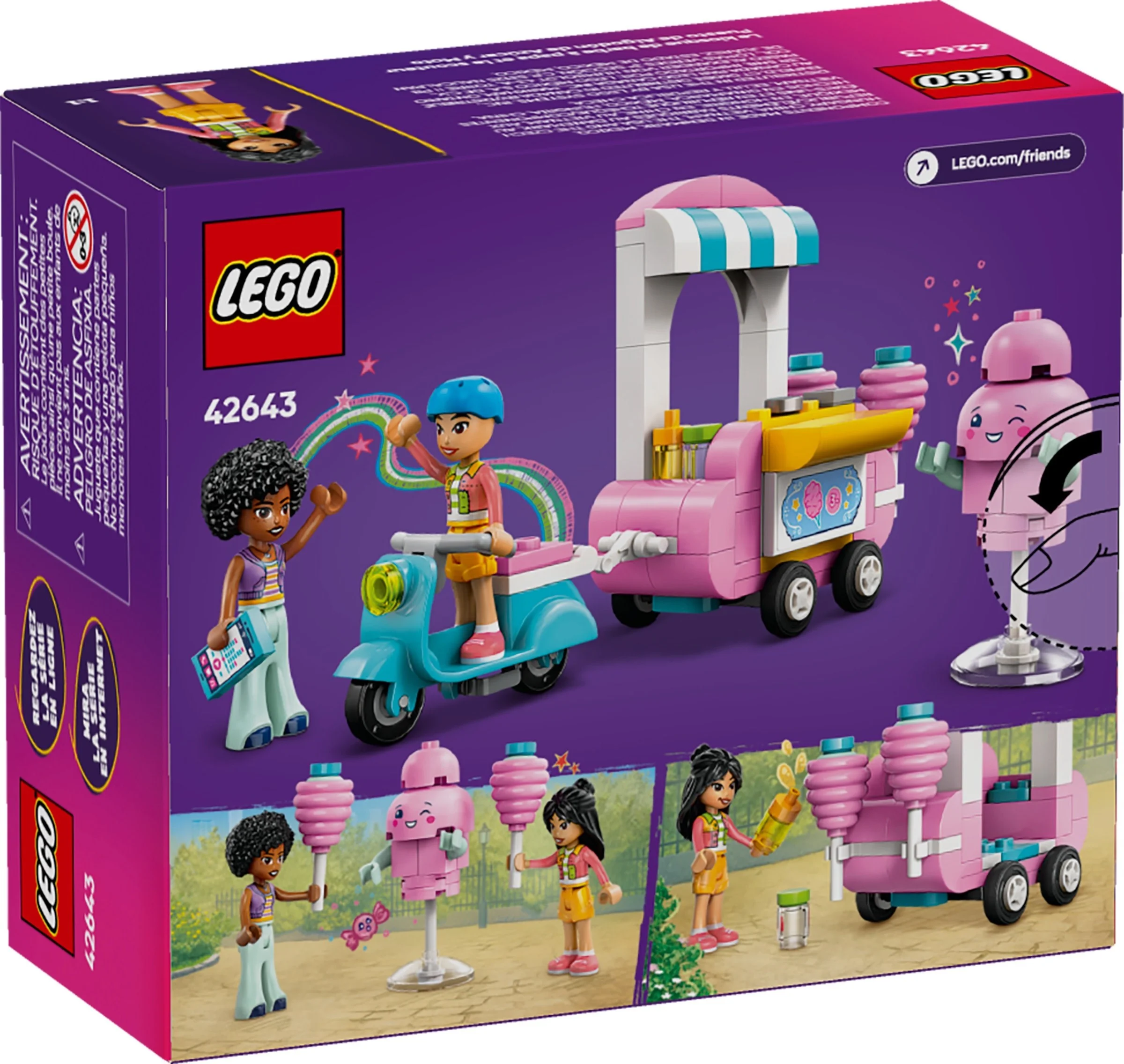 LEGO® 42643 Stoisko z watą cukrową i skuter - zdjęcie 2
