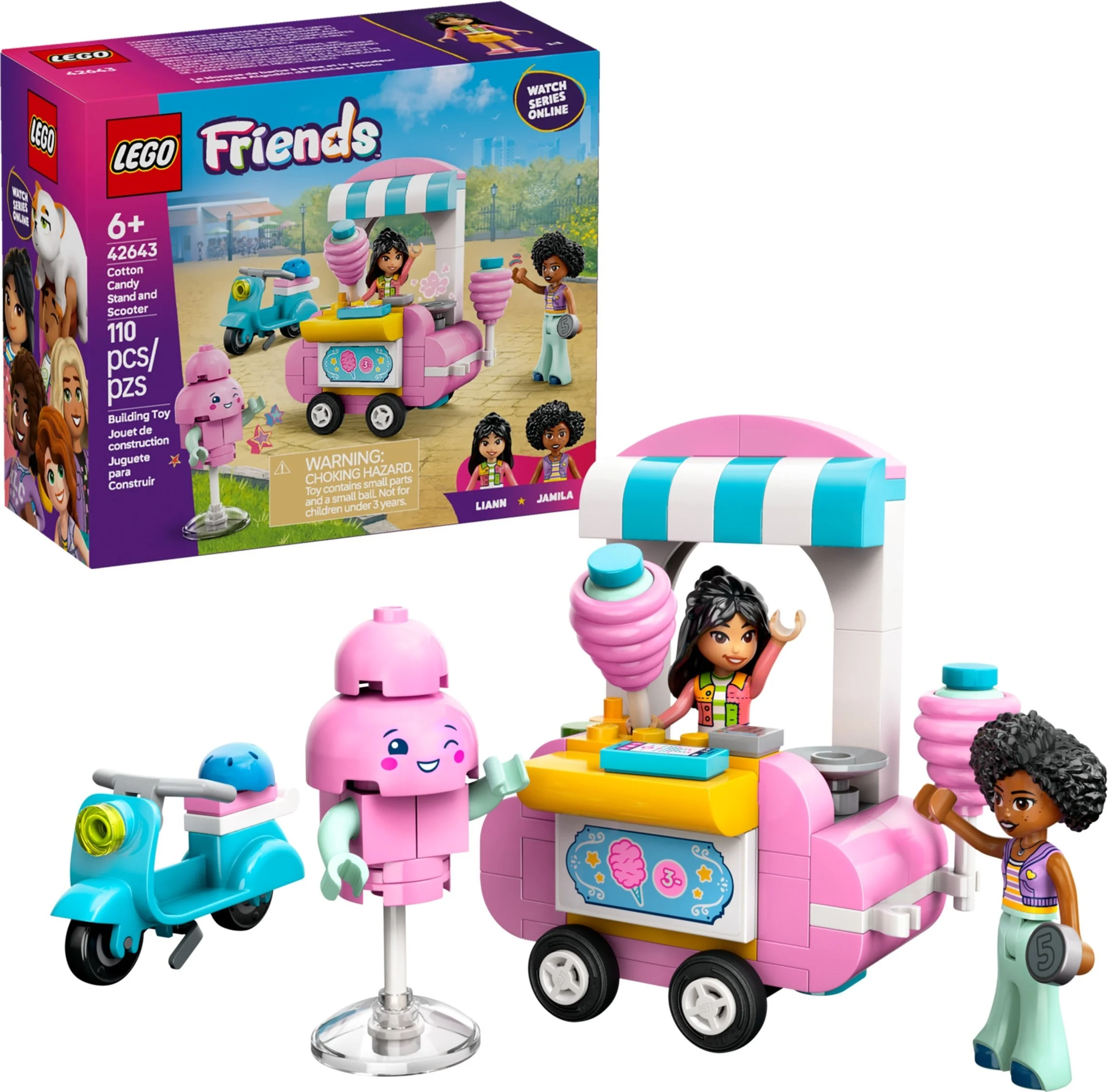 LEGO® 42643 Stoisko z watą cukrową i skuter - zdjęcie 3