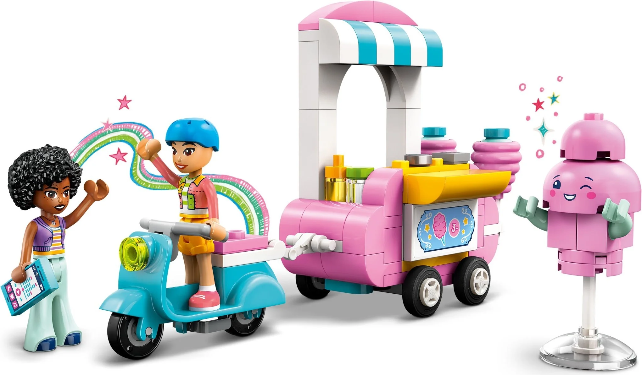 LEGO® 42643 Stoisko z watą cukrową i skuter - zdjęcie 8