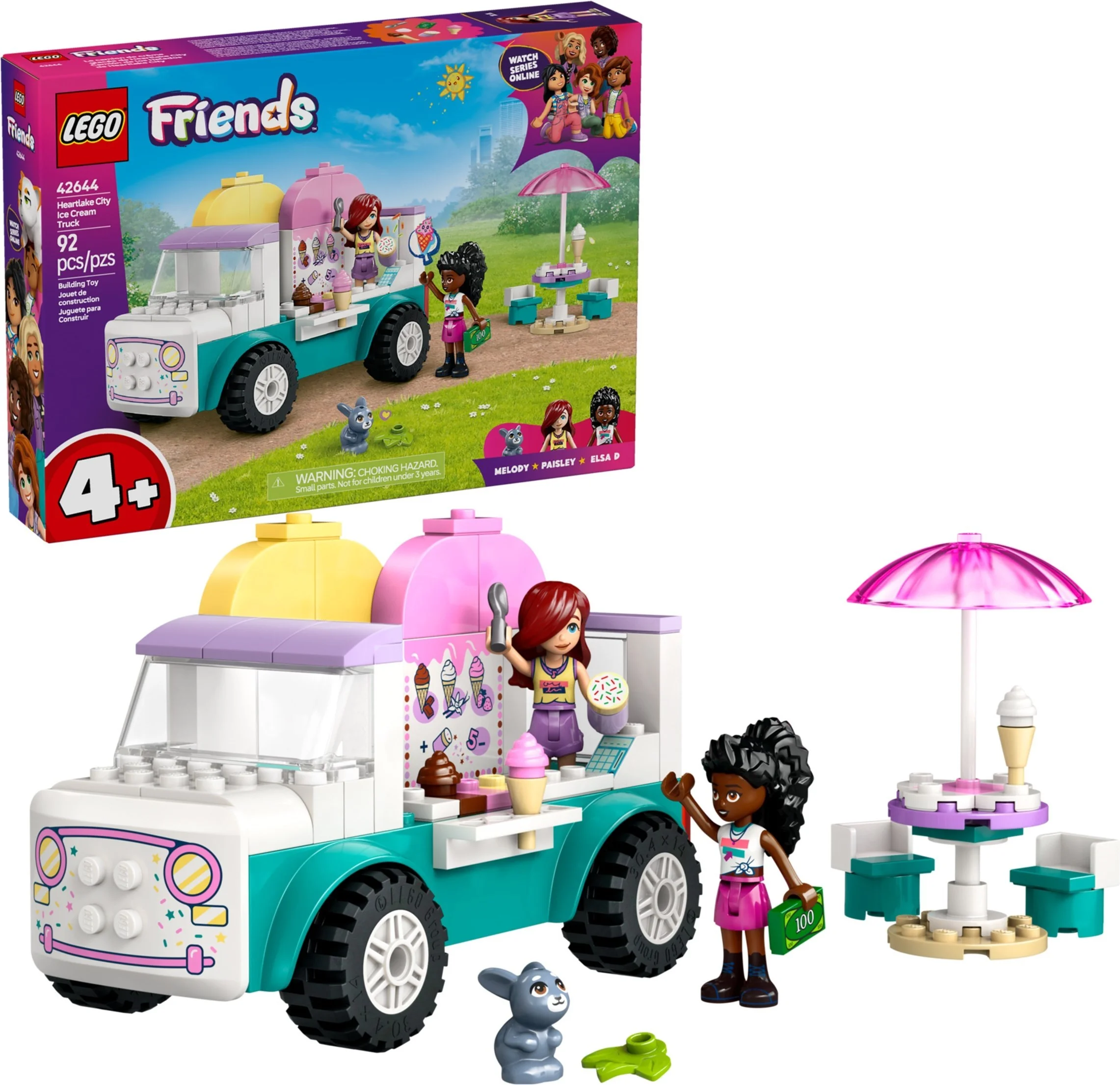 LEGO® 42644 Furgonetka z lodami w mieście Heartlake - zdjęcie 3