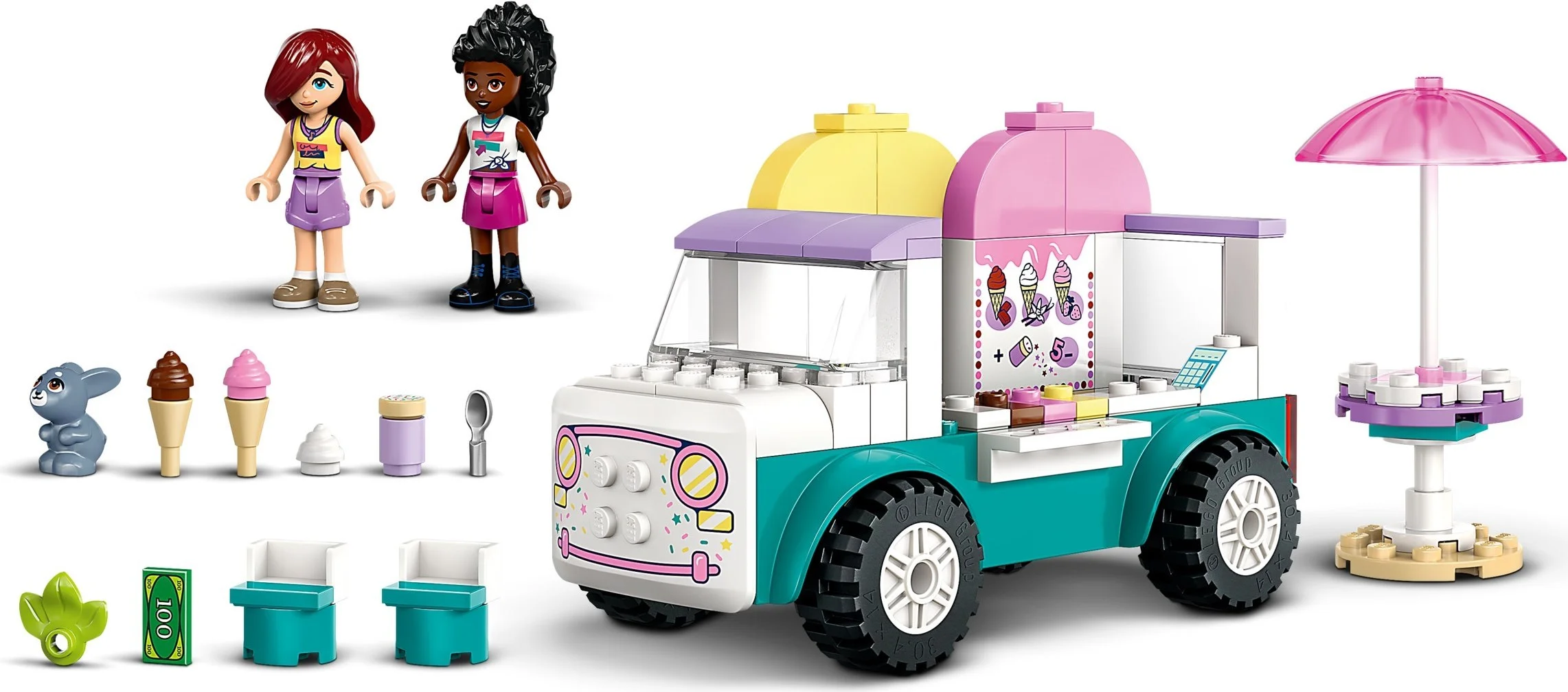 LEGO® 42644 Furgonetka z lodami w mieście Heartlake - zdjęcie 8