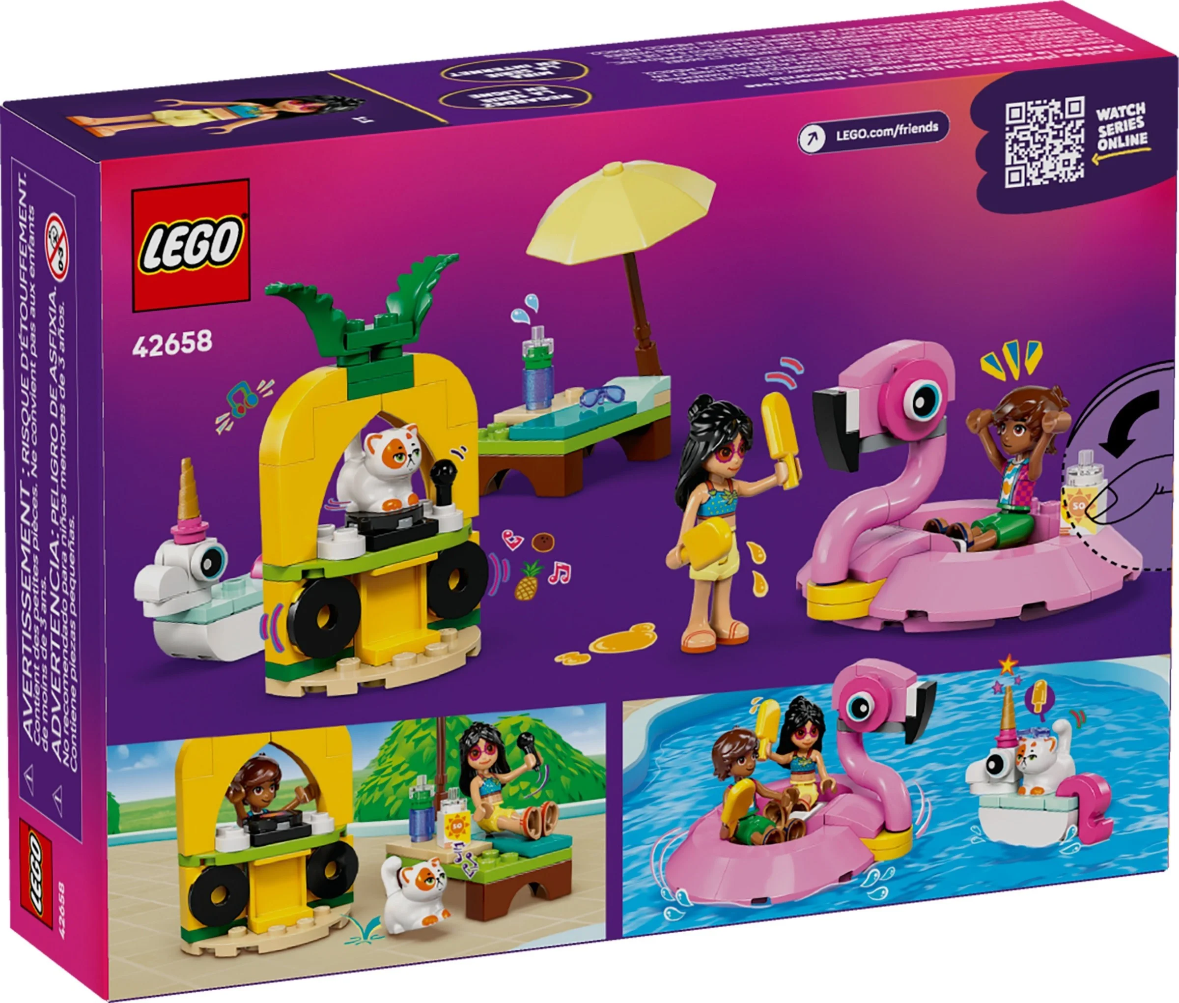 LEGO® 42658 Impreza na basenie z jednorożcem i flamingiem - zdjęcie 2