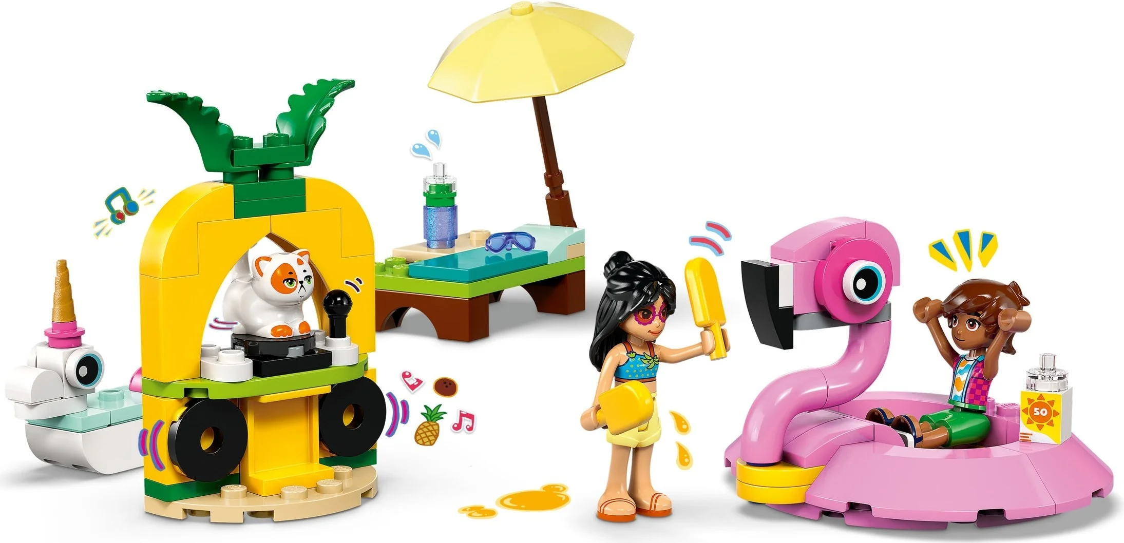 LEGO® 42658 Impreza na basenie z jednorożcem i flamingiem - zdjęcie 8