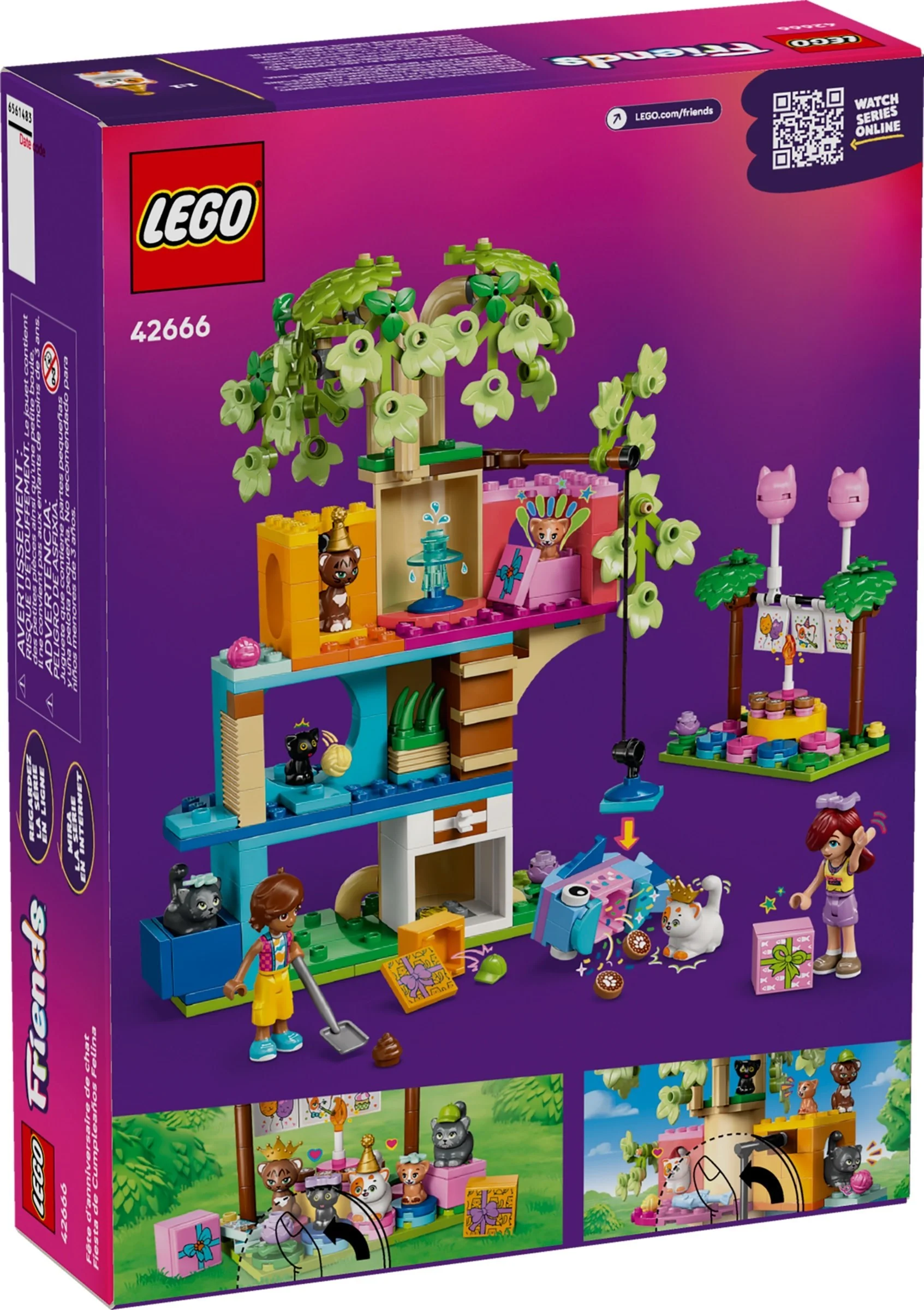 LEGO® 42666 Kocie przyjęcie urodzinowe i domek na drzewie - zdjęcie 2