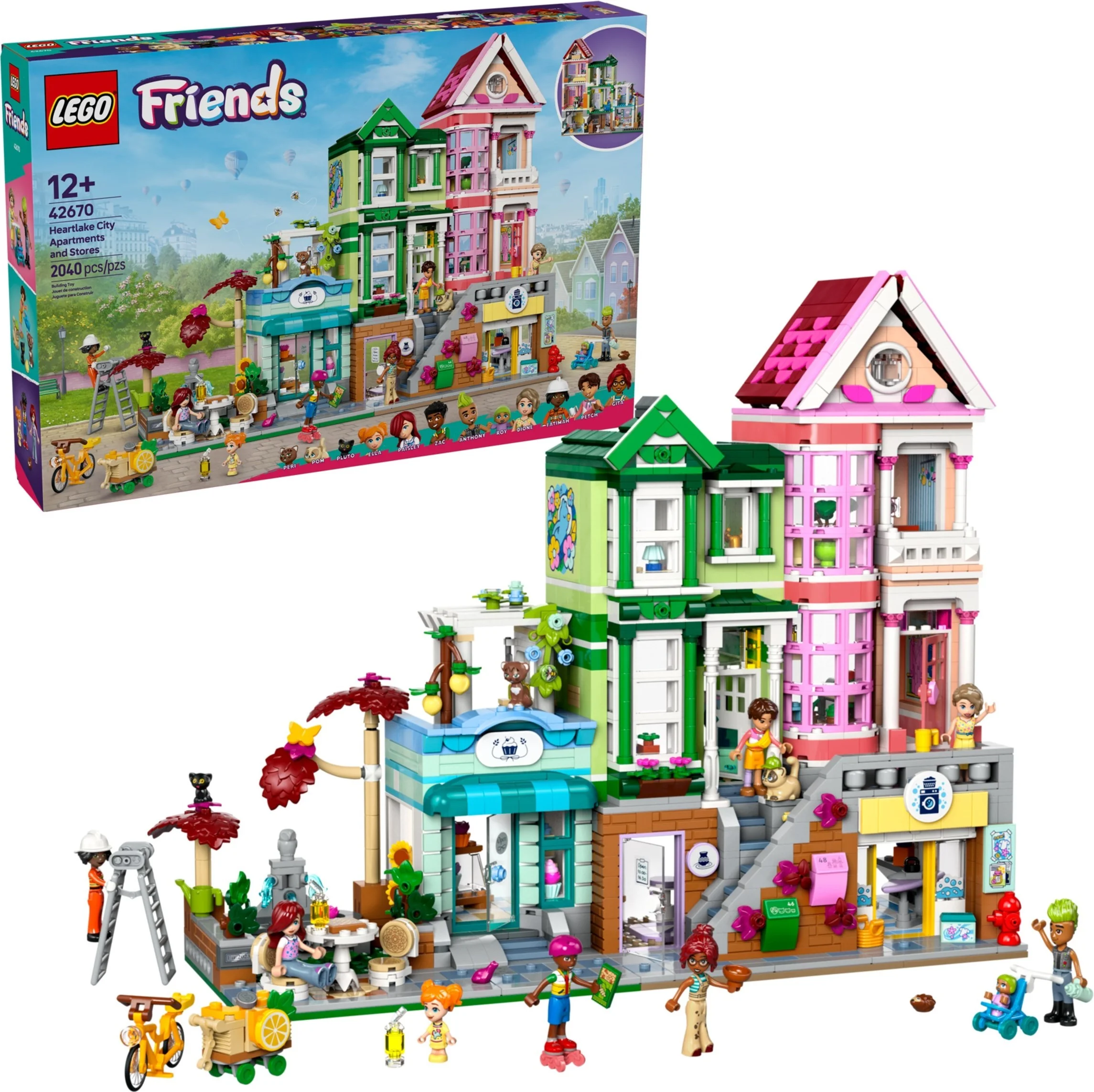 LEGO® 42670 Mieszkania i sklepy w mieście Heartlake - zdjęcie 4