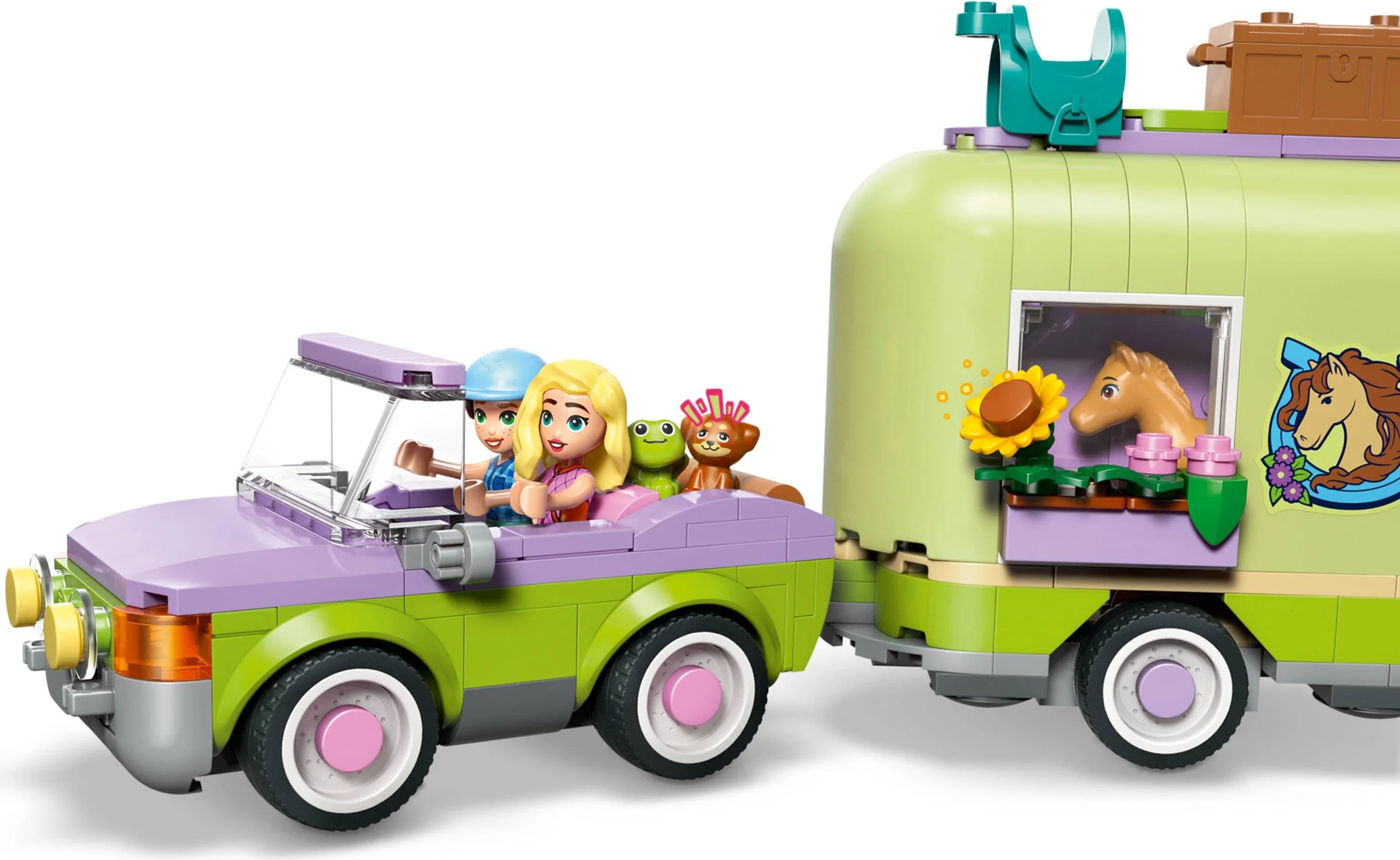 LEGO® 42695 LEGO Friends Przyczepa z koniem i źrebaczkiem - zdjęcie 12