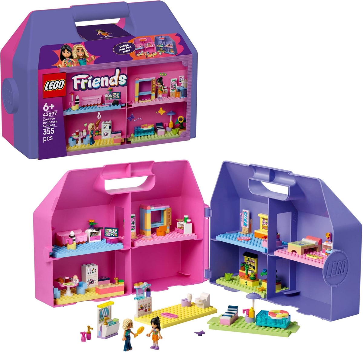 LEGO® 42697 Kreatywna walizka z domkiem dla lalek - zdjęcie 7
