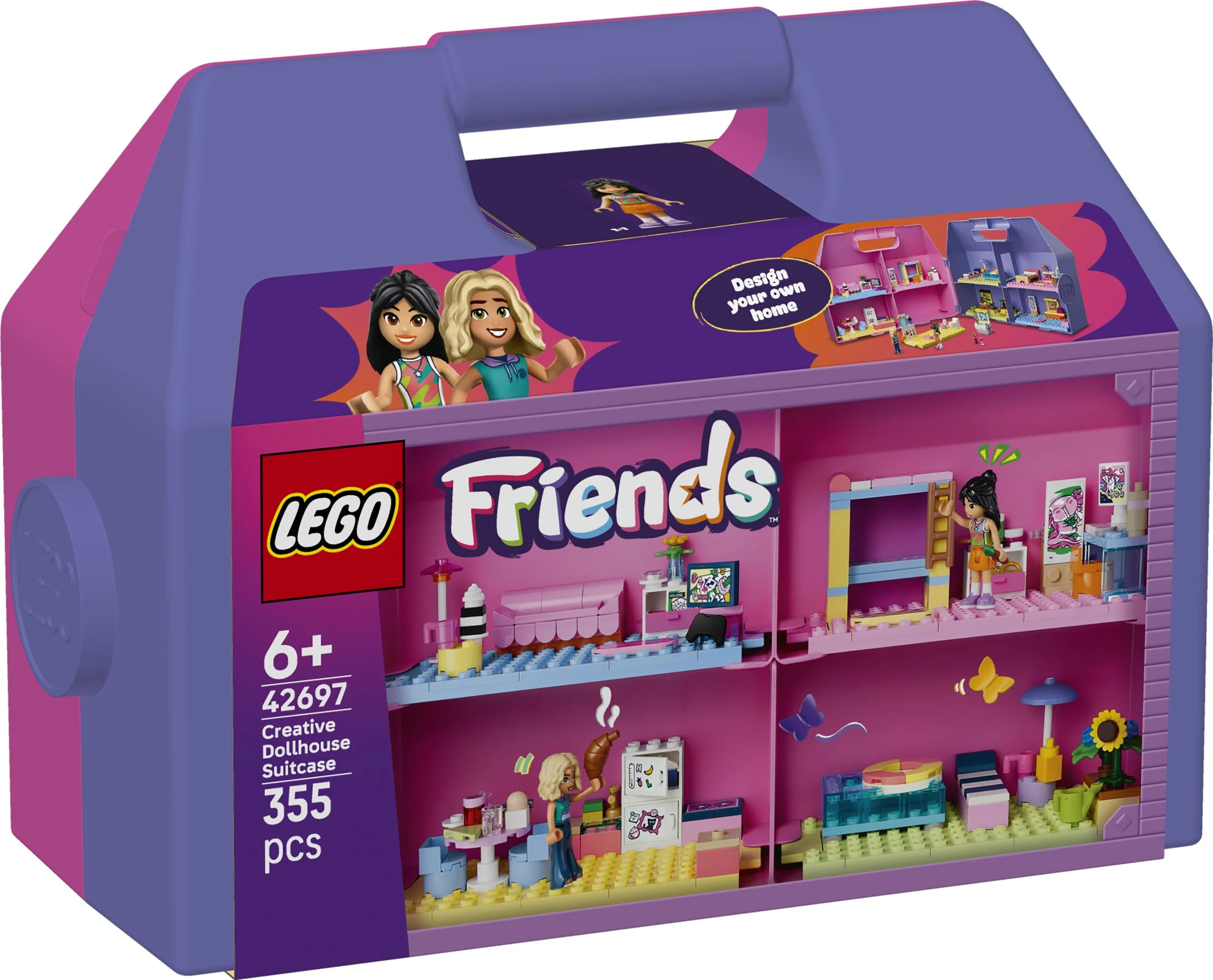 LEGO® 42697 Kreatywna walizka z domkiem dla lalek - zdjęcie 2